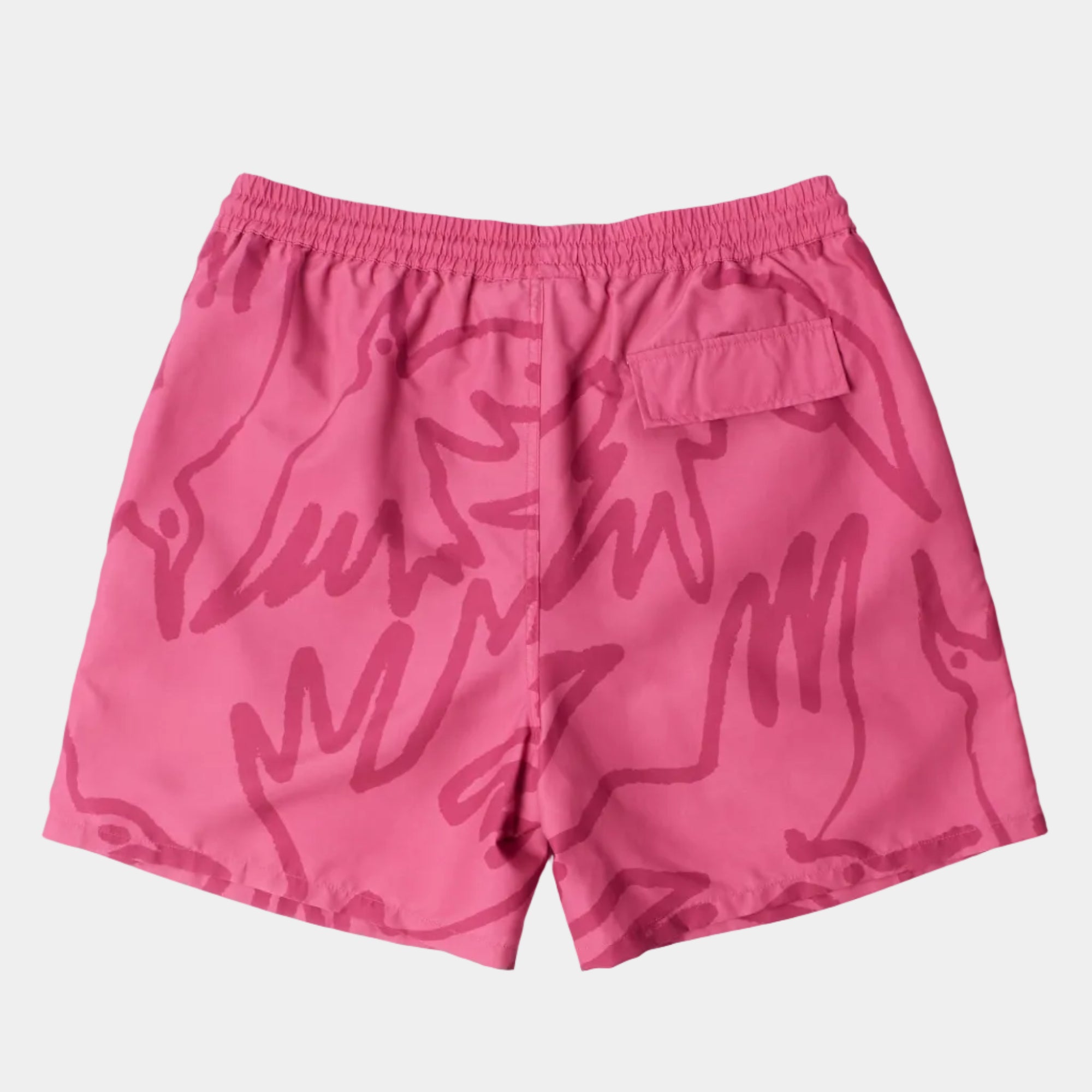By Parra Birds Fly Free Swim Shorts - Purple Pink