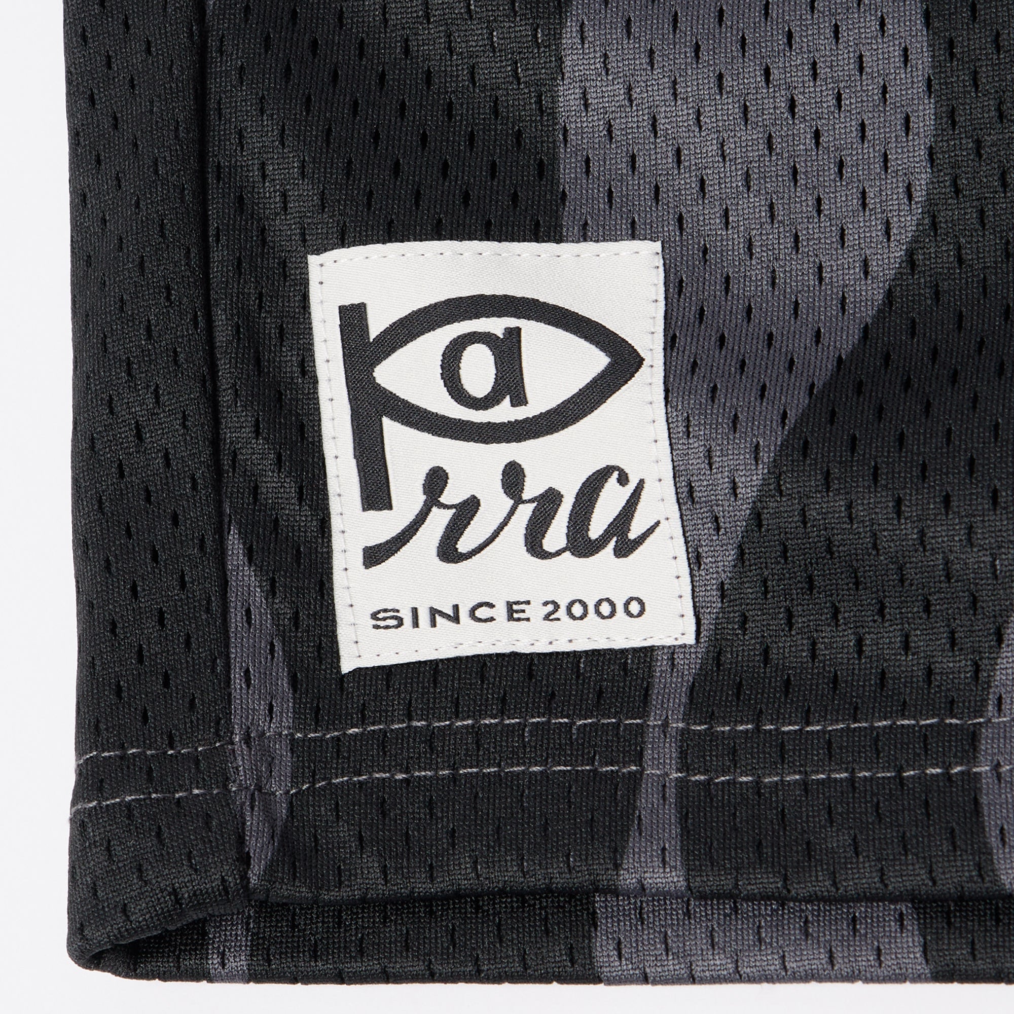 By Parra Waved Mesh Shorts - Black