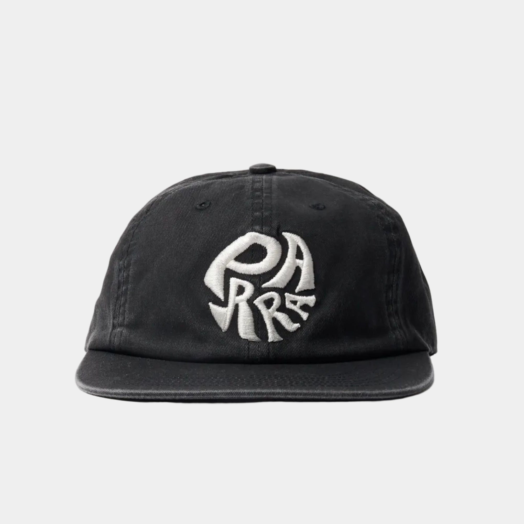 By Parra 1976 Logo 6 Panel Hat - Black