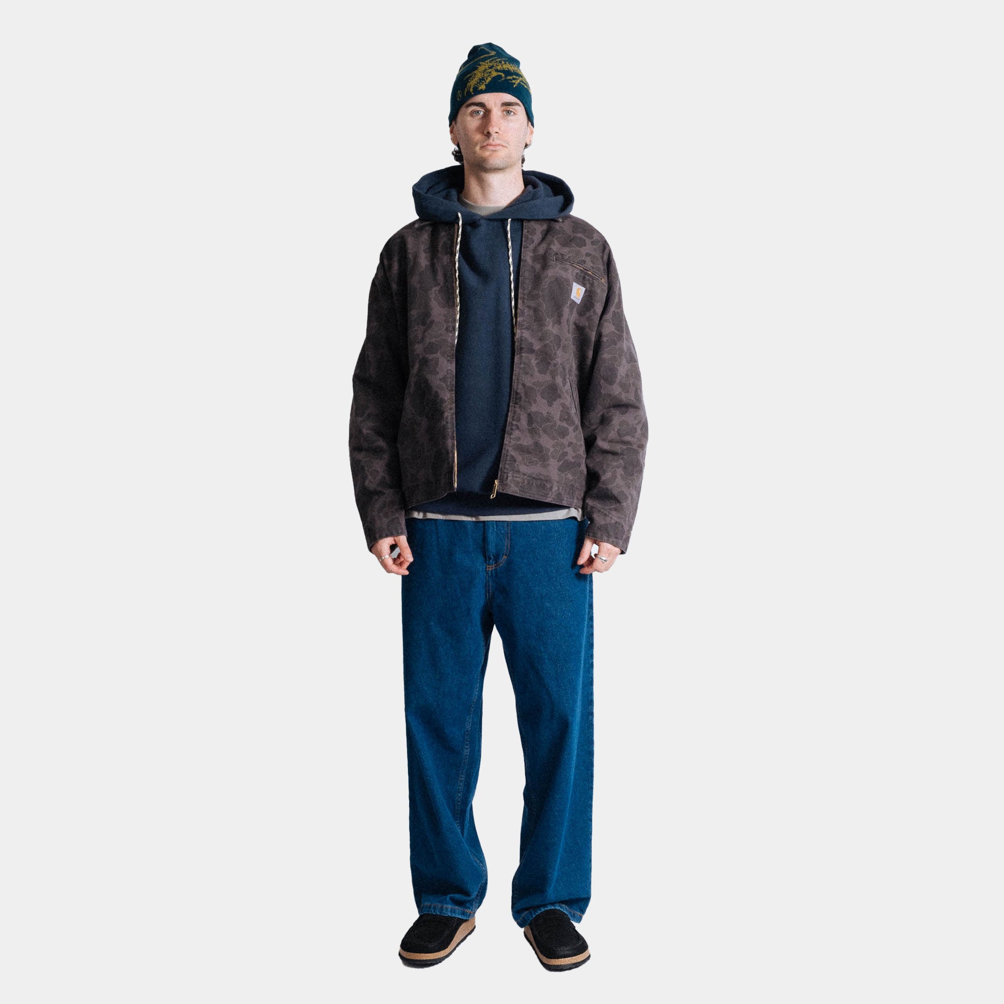 Carhartt WIP Duck Detroit Jacket - Graphite Duck Camo