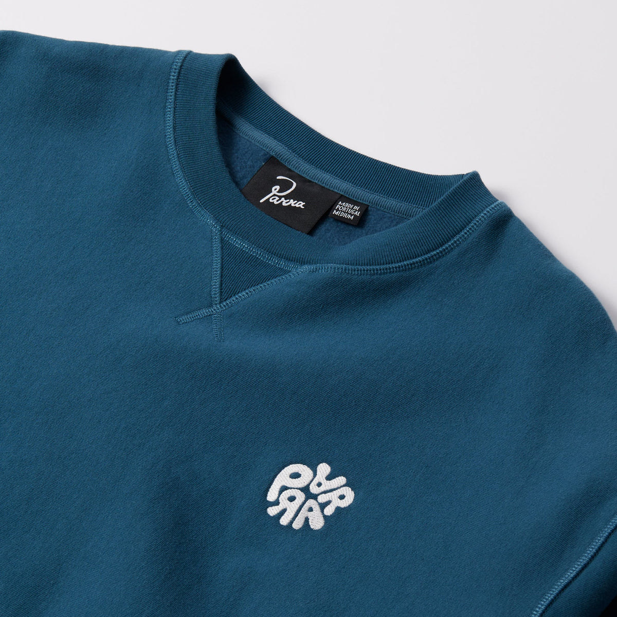 By Parra Balloon Logo Crossgrain Crew Neck Sweatshirt - Blue