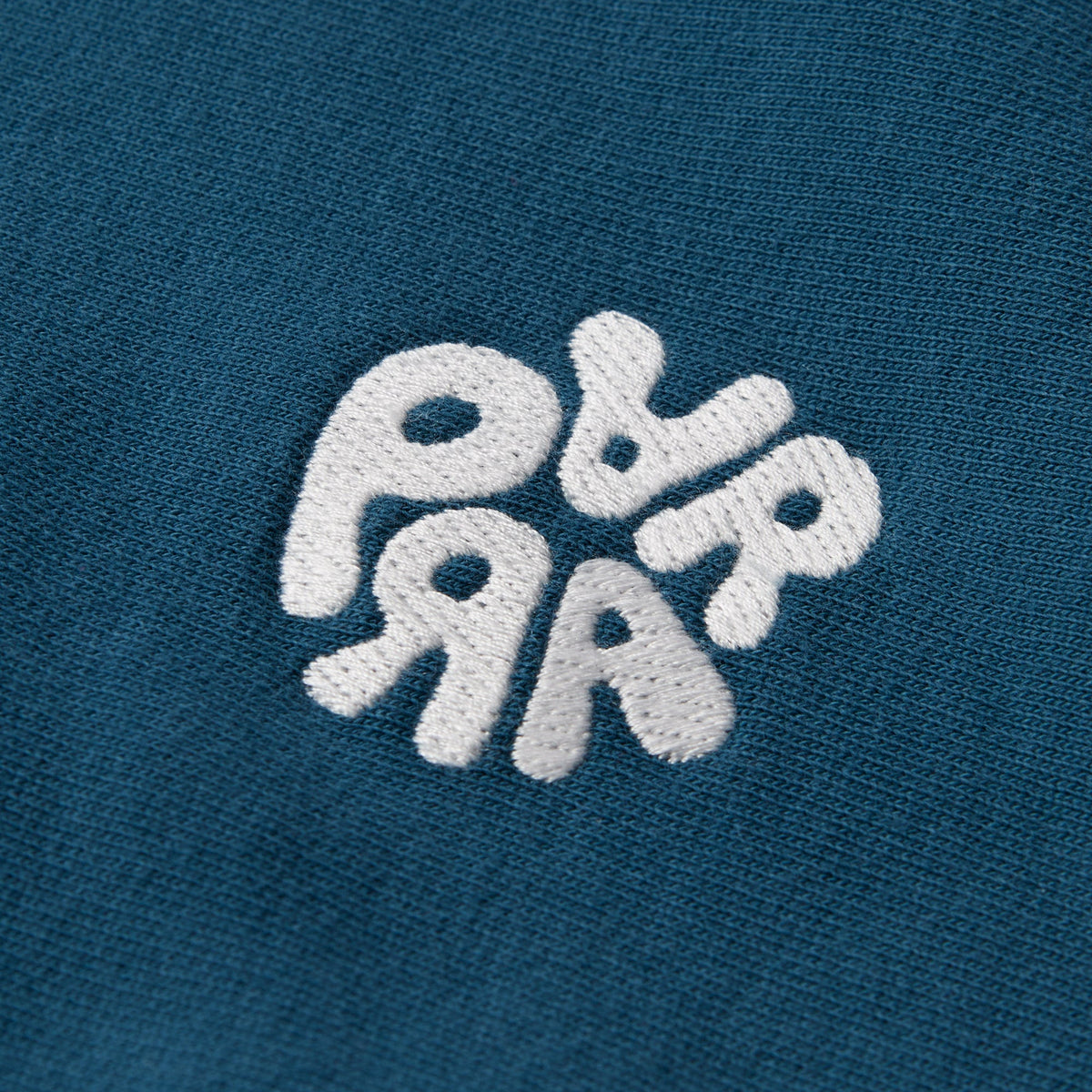 By Parra Balloon Logo Crossgrain Crew Neck Sweatshirt - Blue
