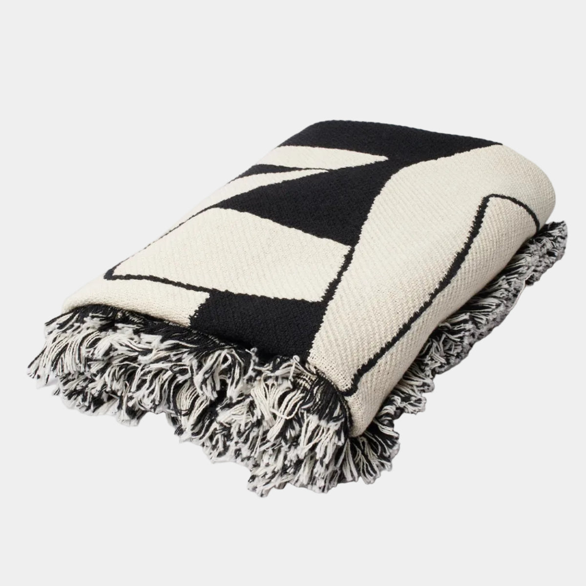 By Parra Waiting For You Throw Blanket - Black