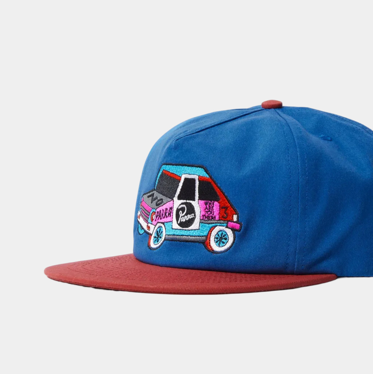 By Parra No Car 6 Panel Hat - Blue