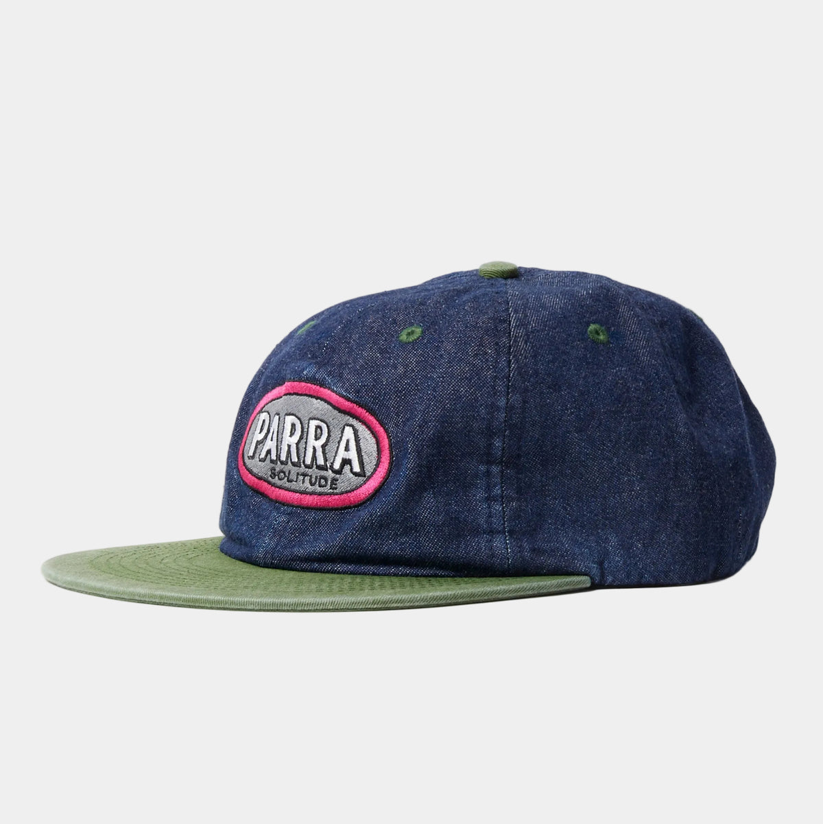 By Parra Lonely Key 6 Panel Hat - Blue