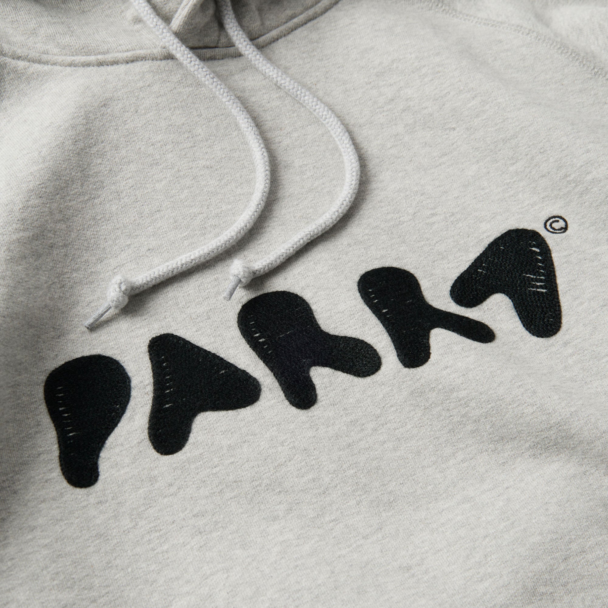 By Parra Blog Logo Hooded Sweatshirt - Heather Grey