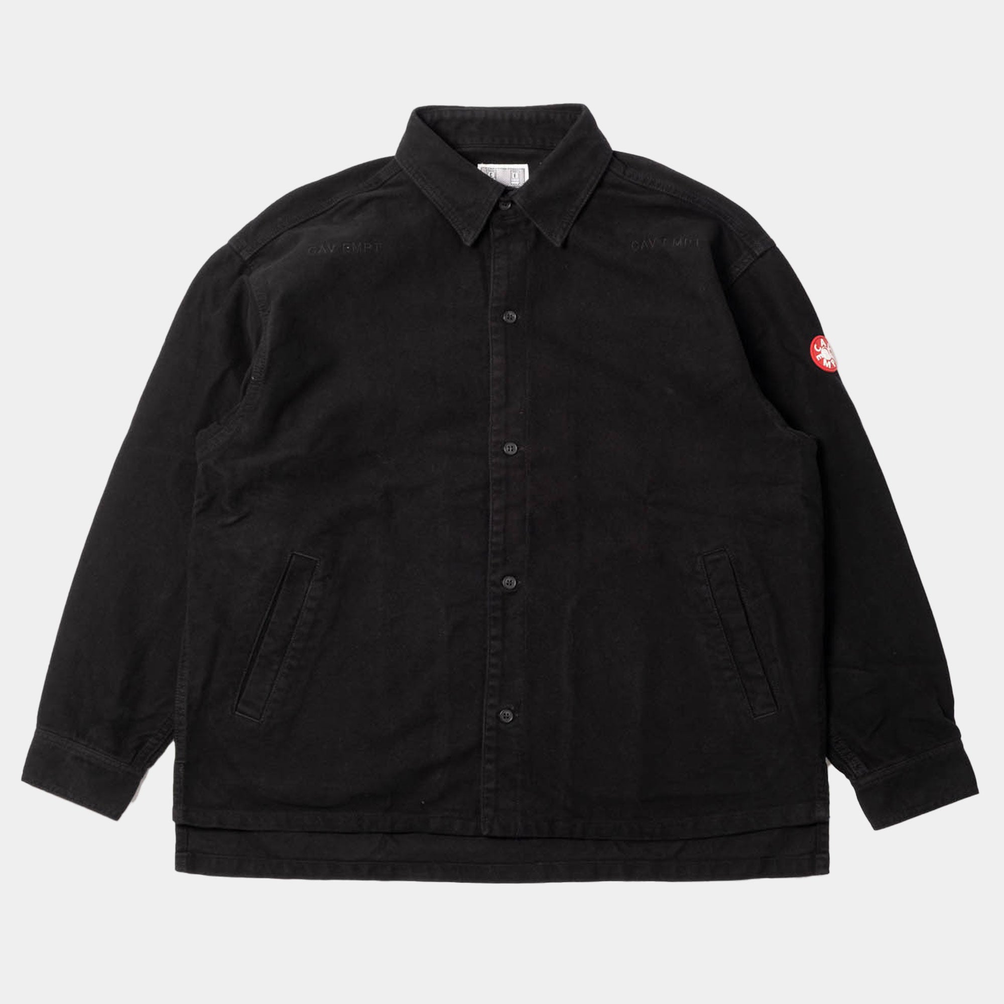 Cav Empt Welt Pockets Big Shirt - Black