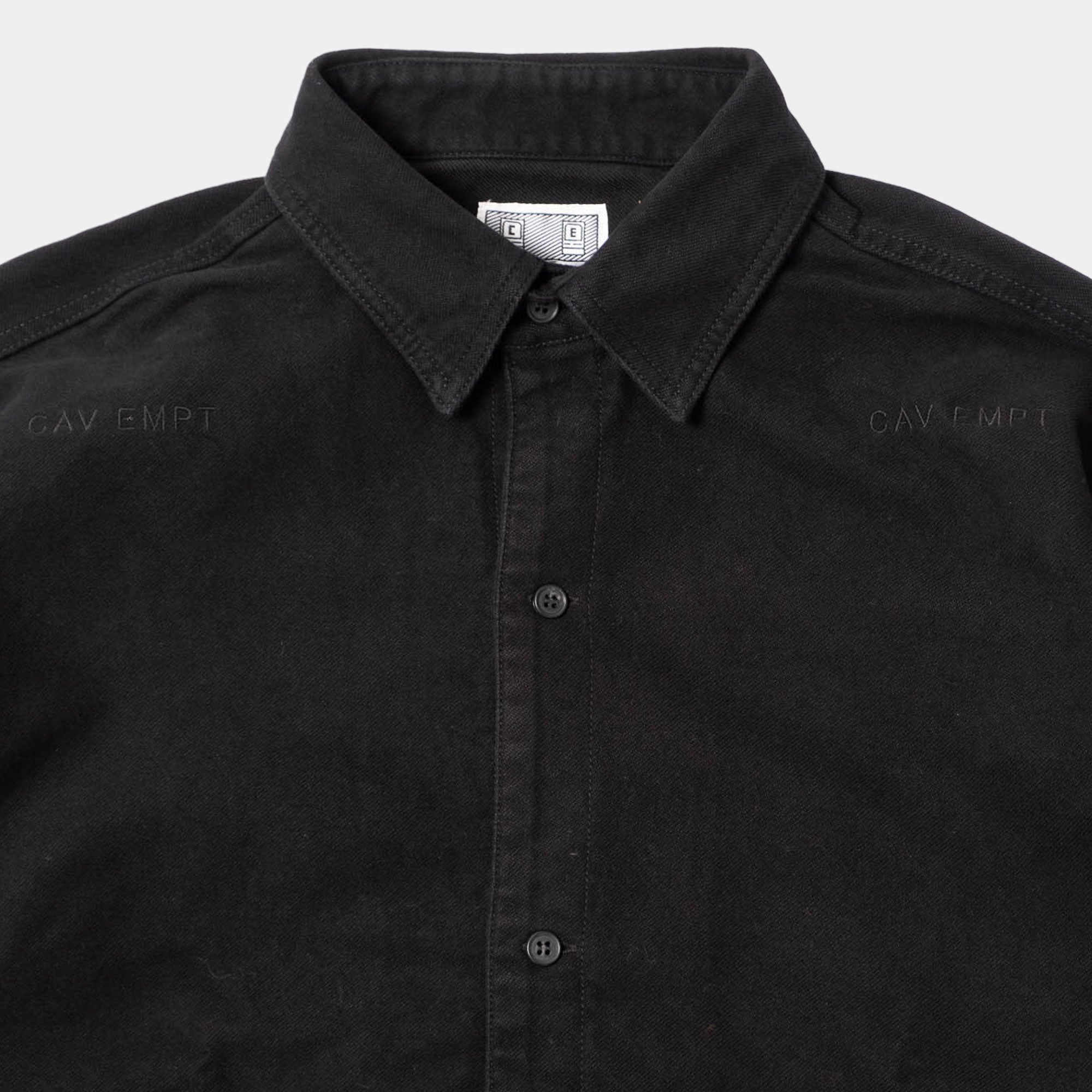 Cav Empt Welt Pockets Big Shirt - Black