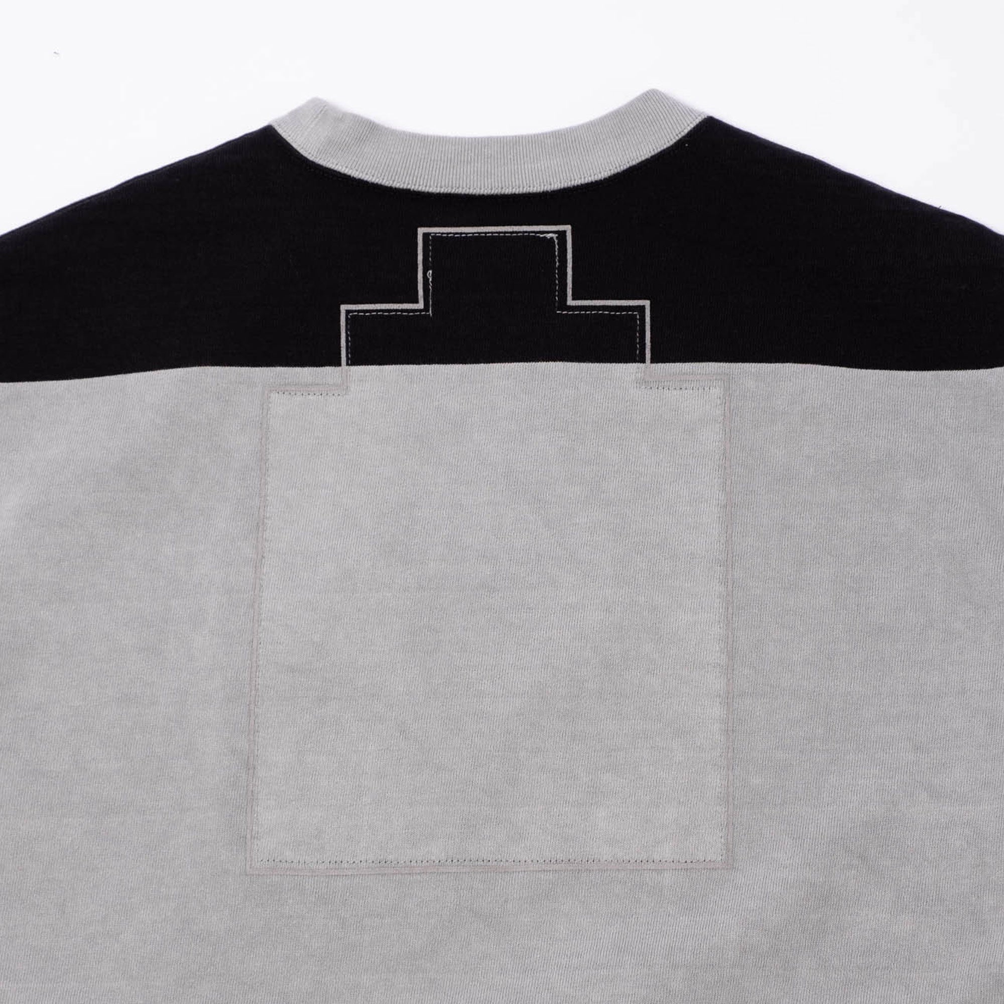 Cav Empt Overdye Stripe Short Sleeve Crew Neck - Khaki