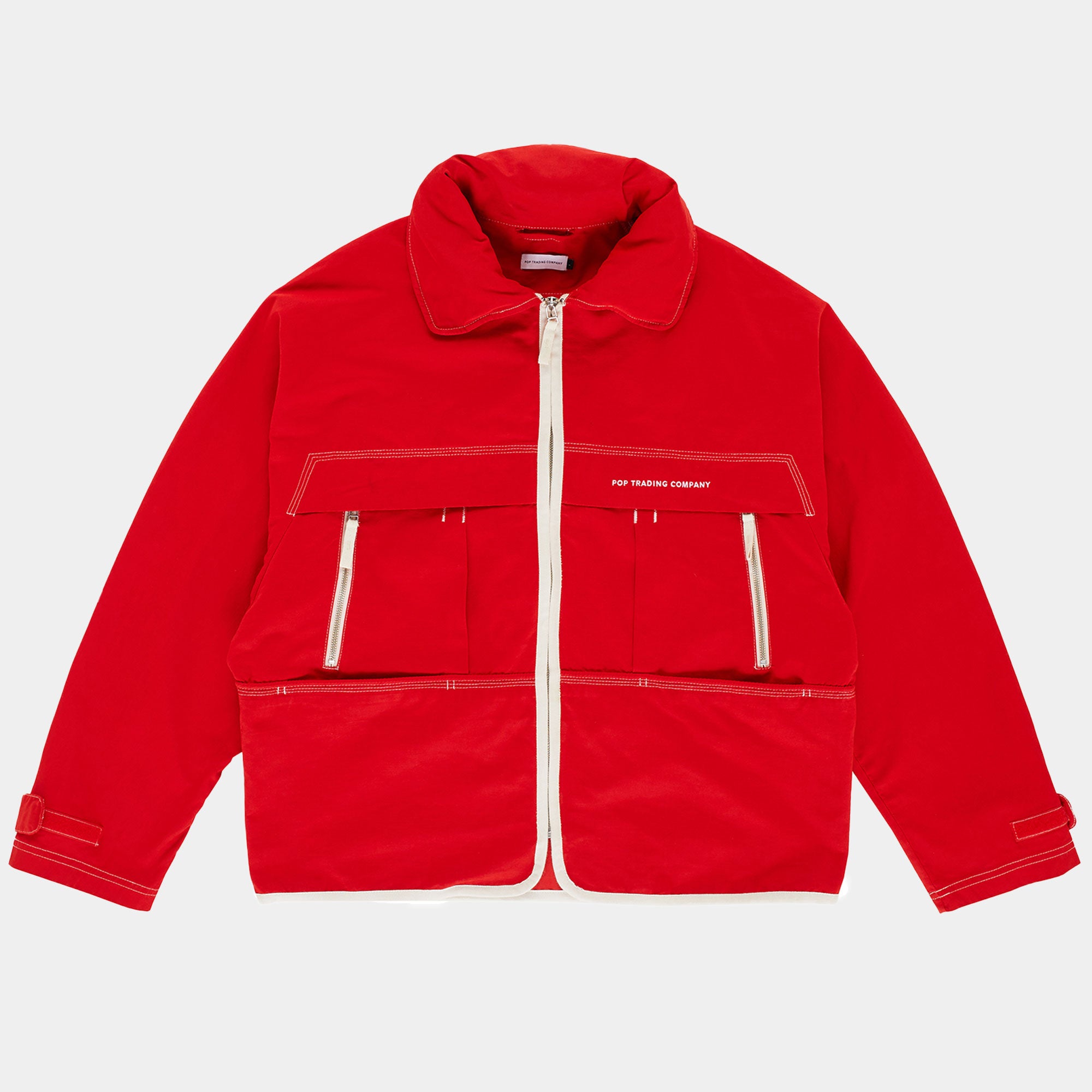 Pop Trading Company New City Jacket - Goji Berry