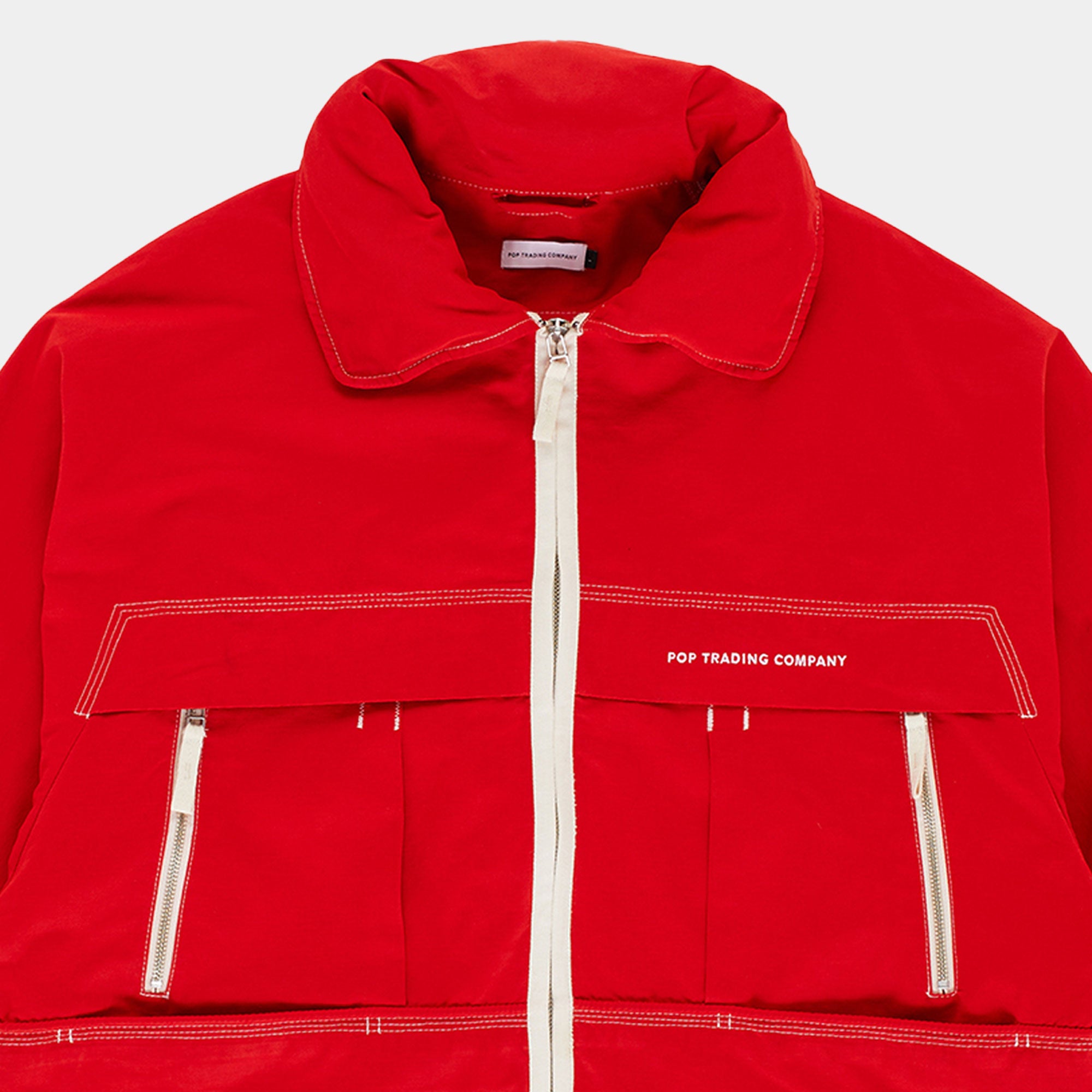 Pop Trading Company New City Jacket - Goji Berry