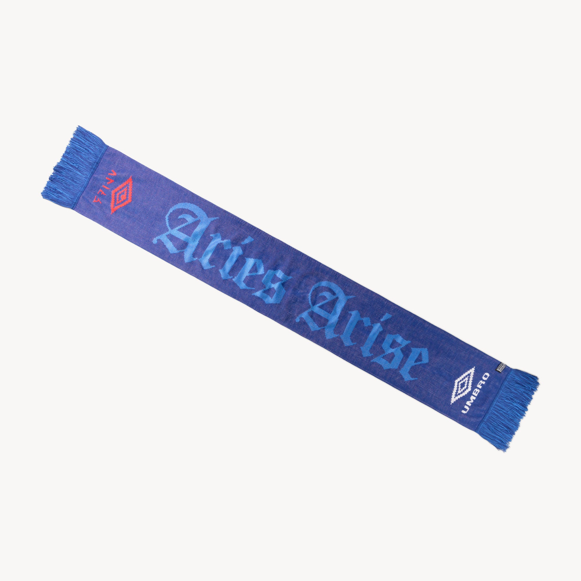 Aries x Umbro Centenary Eye Rose Scarf - Blue