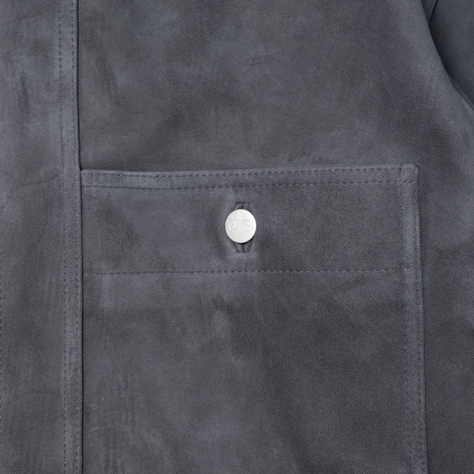 Cav Empt Suede Trucker Jacket - Grey