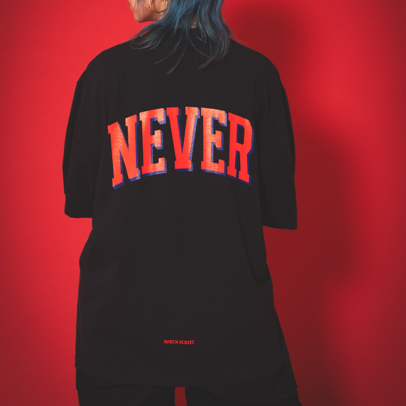 Never Never x High Society Tee - HIGH FRONT