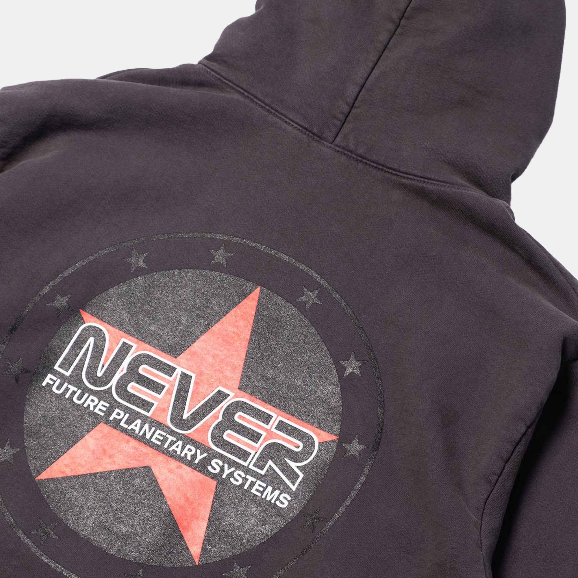 Never Never Planetary Hoody - Washed Black