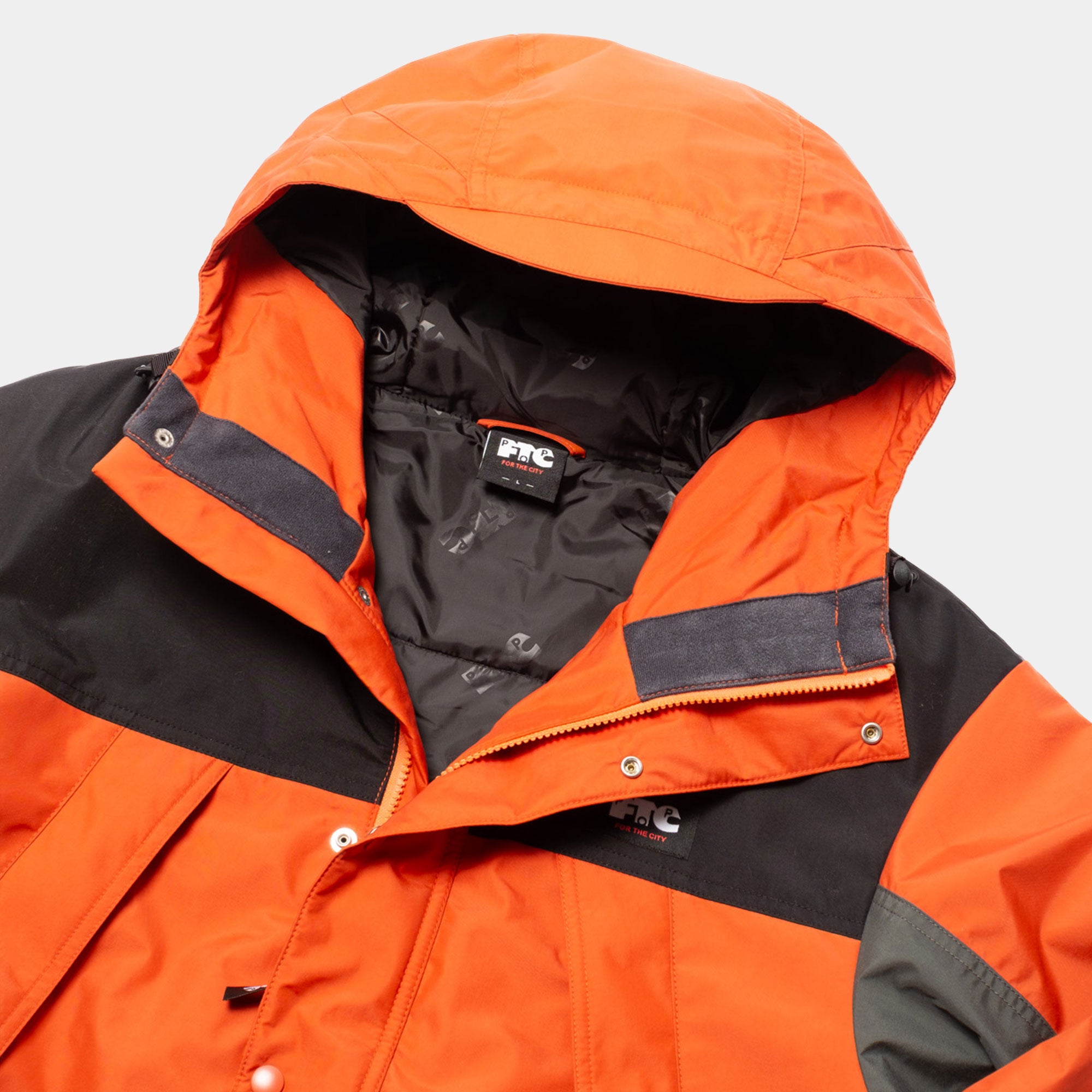 Pop Trading Company FTC & Pop Jacket - Orange/Black