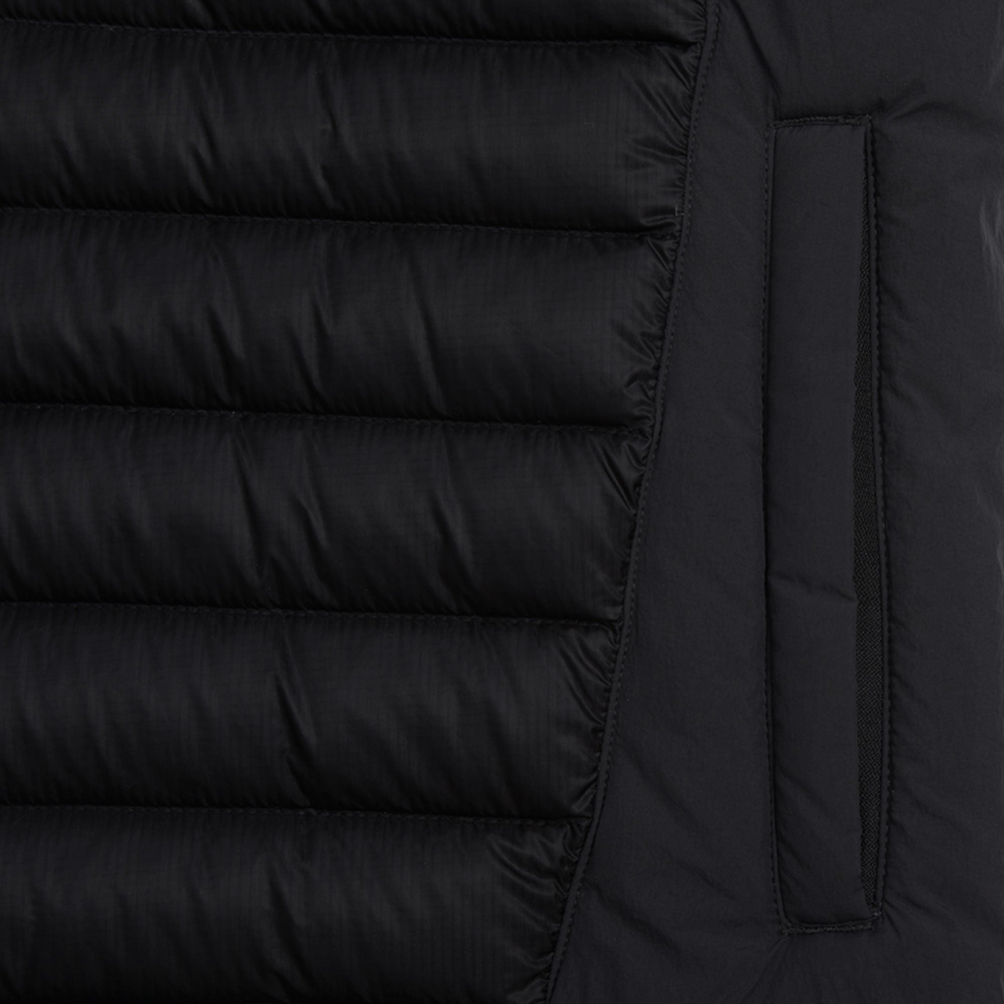 San San Gear Paneled Puffer Jacket - Black