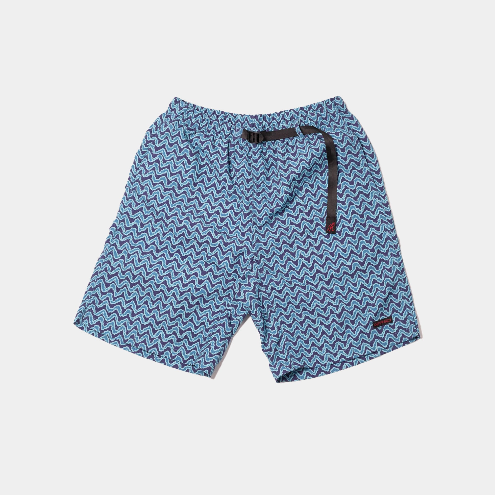 Gramicci Nylon Packable G-Short - Zig Zag Blue