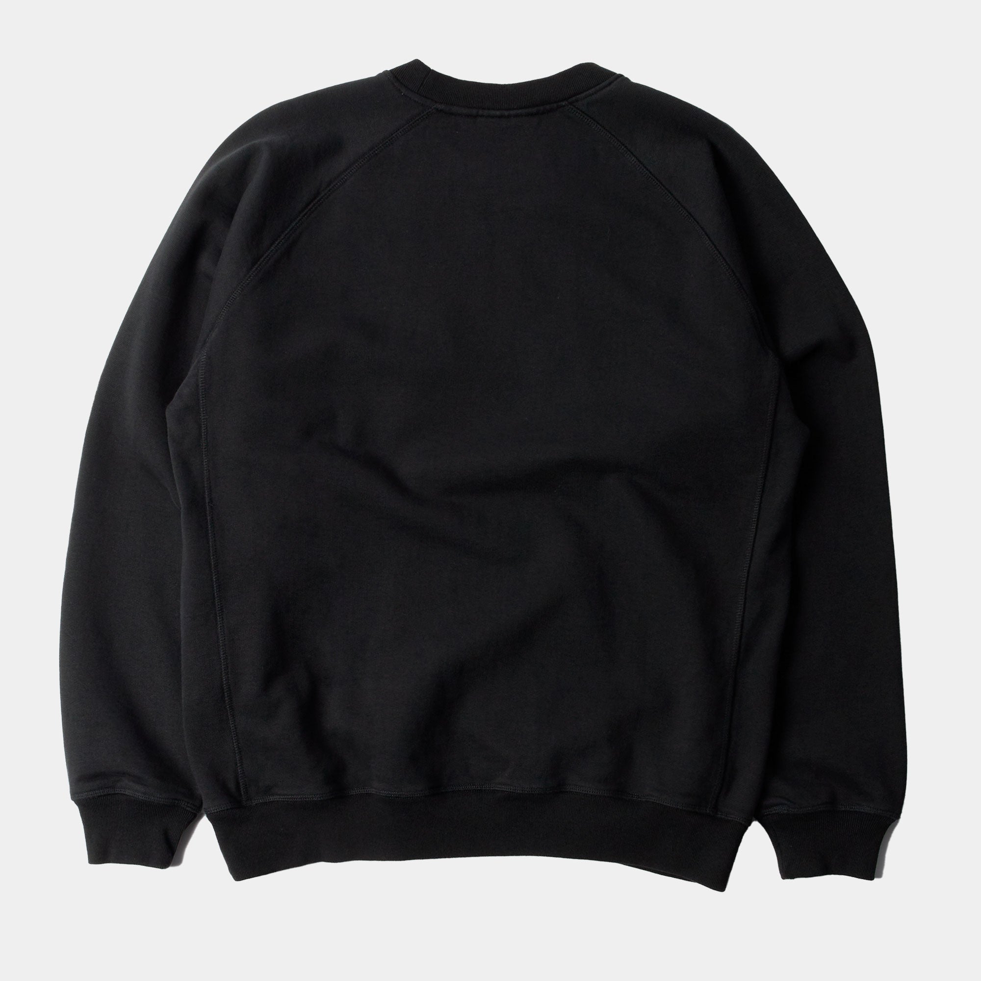 By Parra Blog Logo Crew Neck Sweatshirt - Washed Black