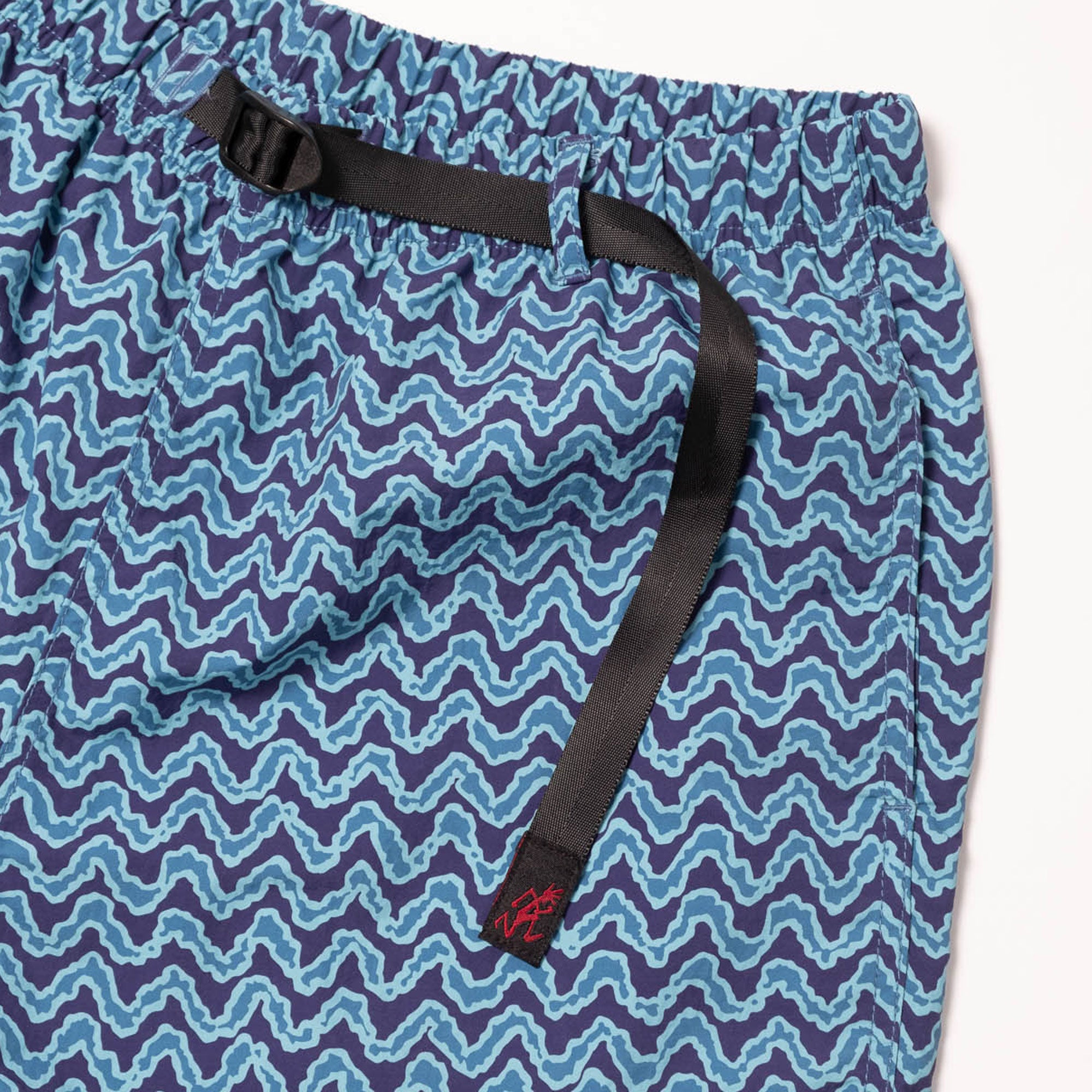 Gramicci Nylon Packable G-Short - Zig Zag Blue