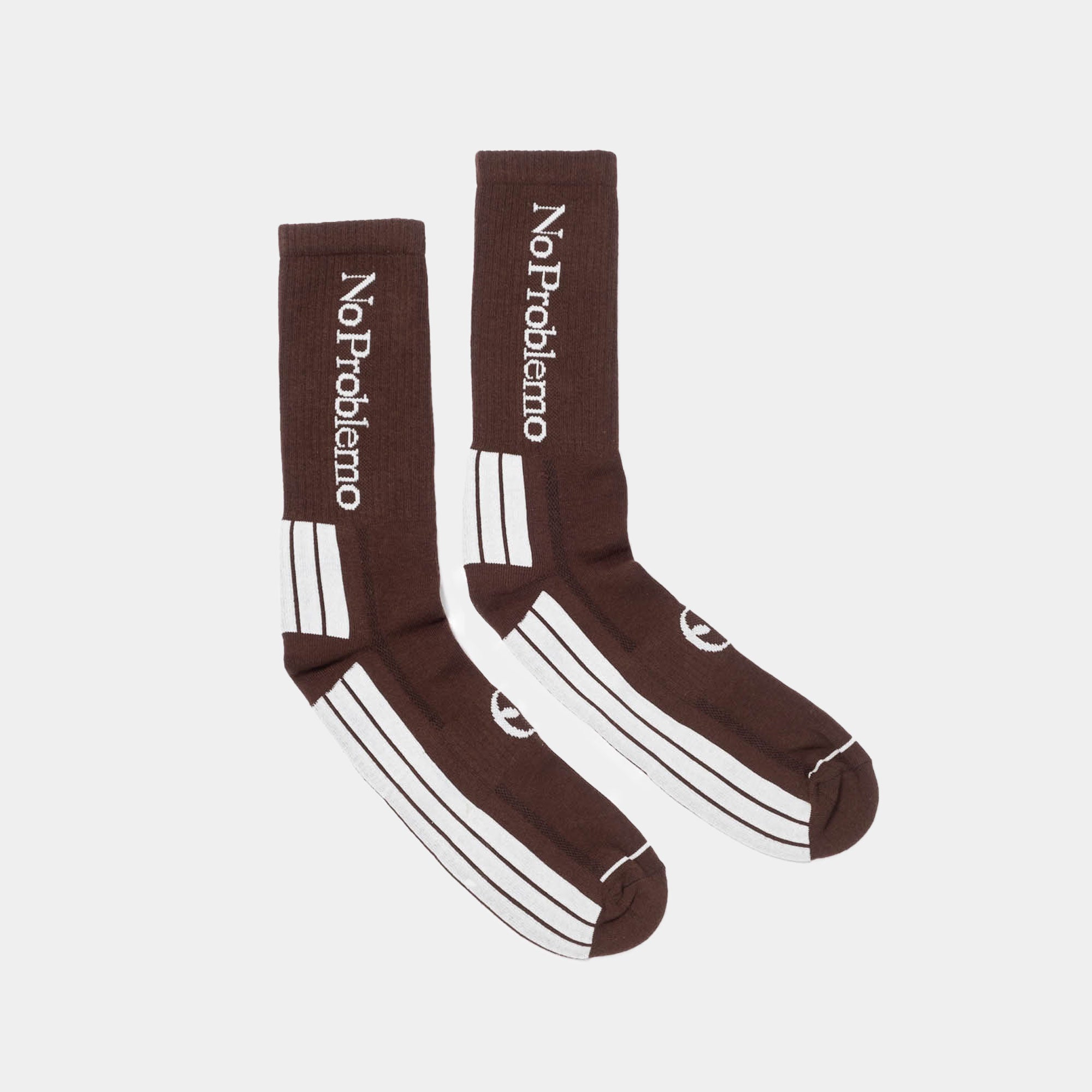 No Problemo Sock - Brown