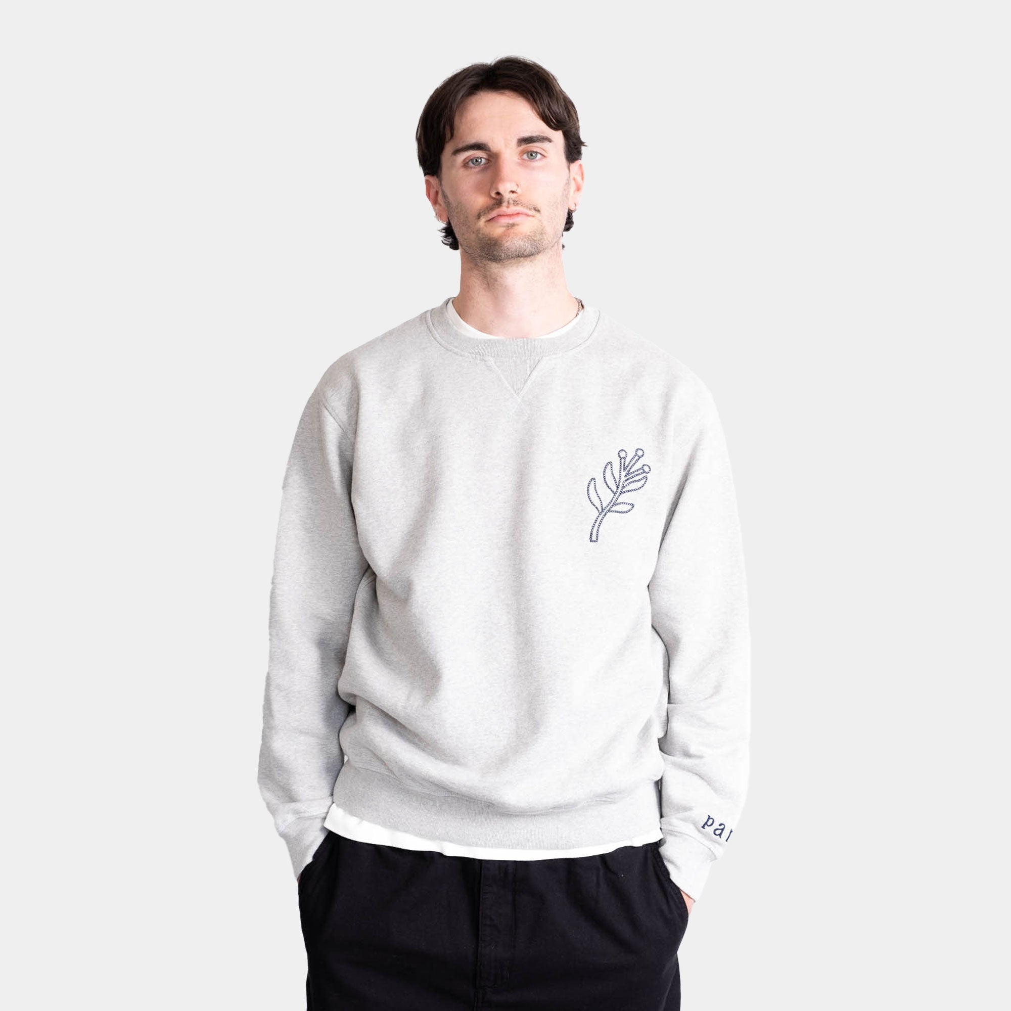 By Parra Duck Attack Crew Neck Sweatshirt - Heather Grey