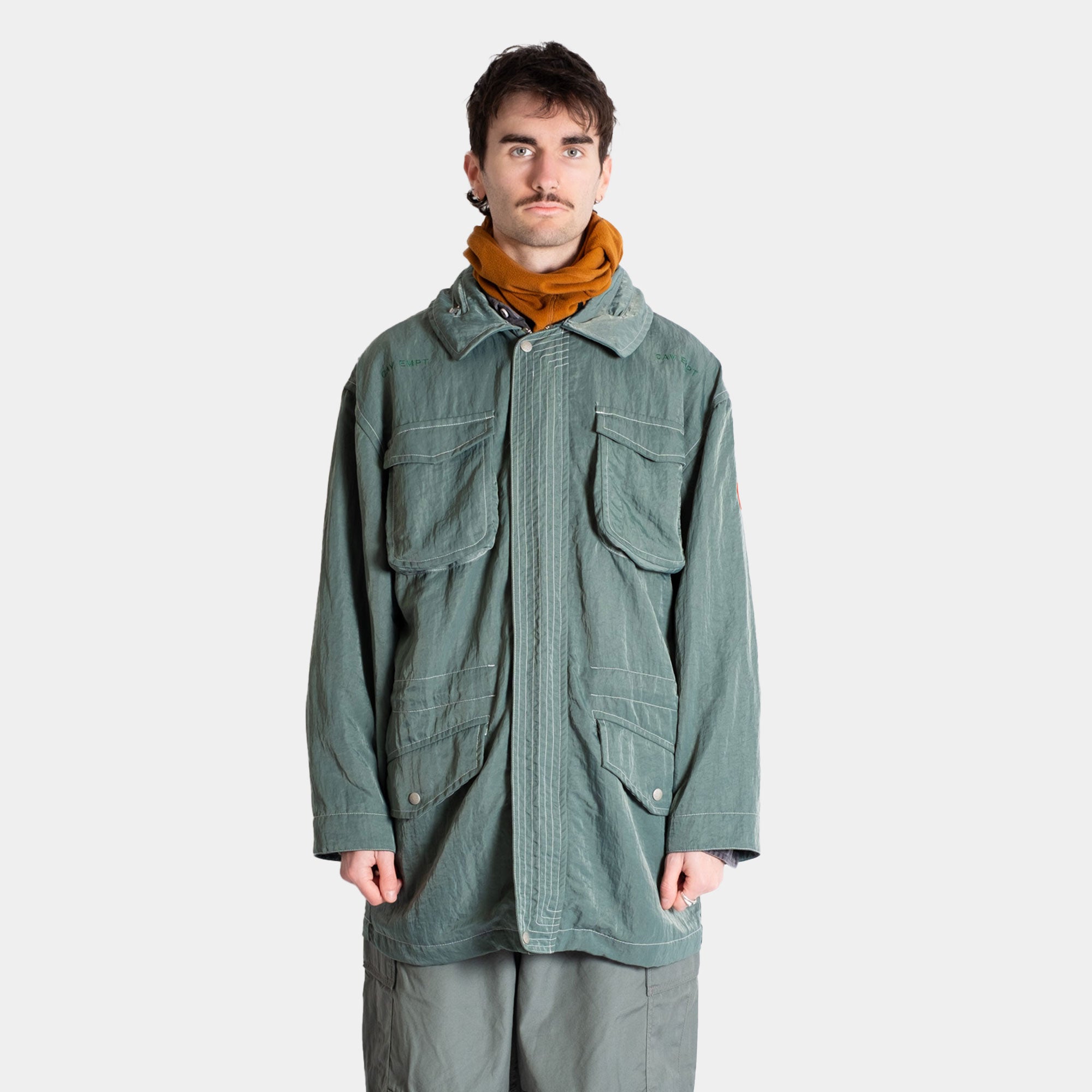 Cav Empt Nylon Field Coat - Green