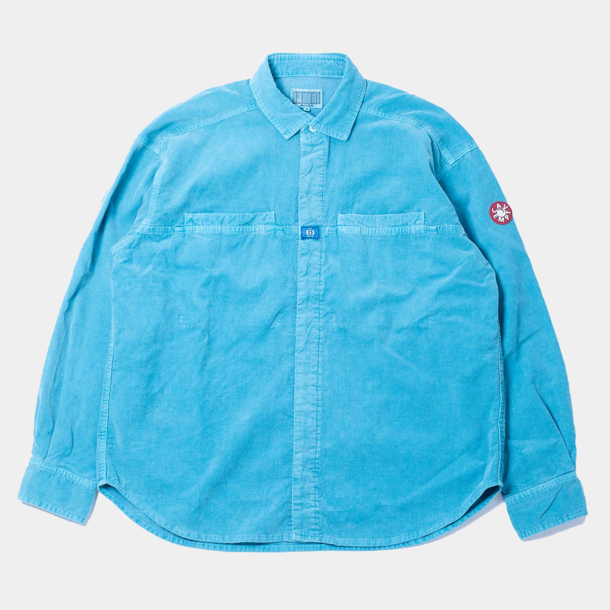 Cav Empt Overdye Cord Design Big Shirt - Green