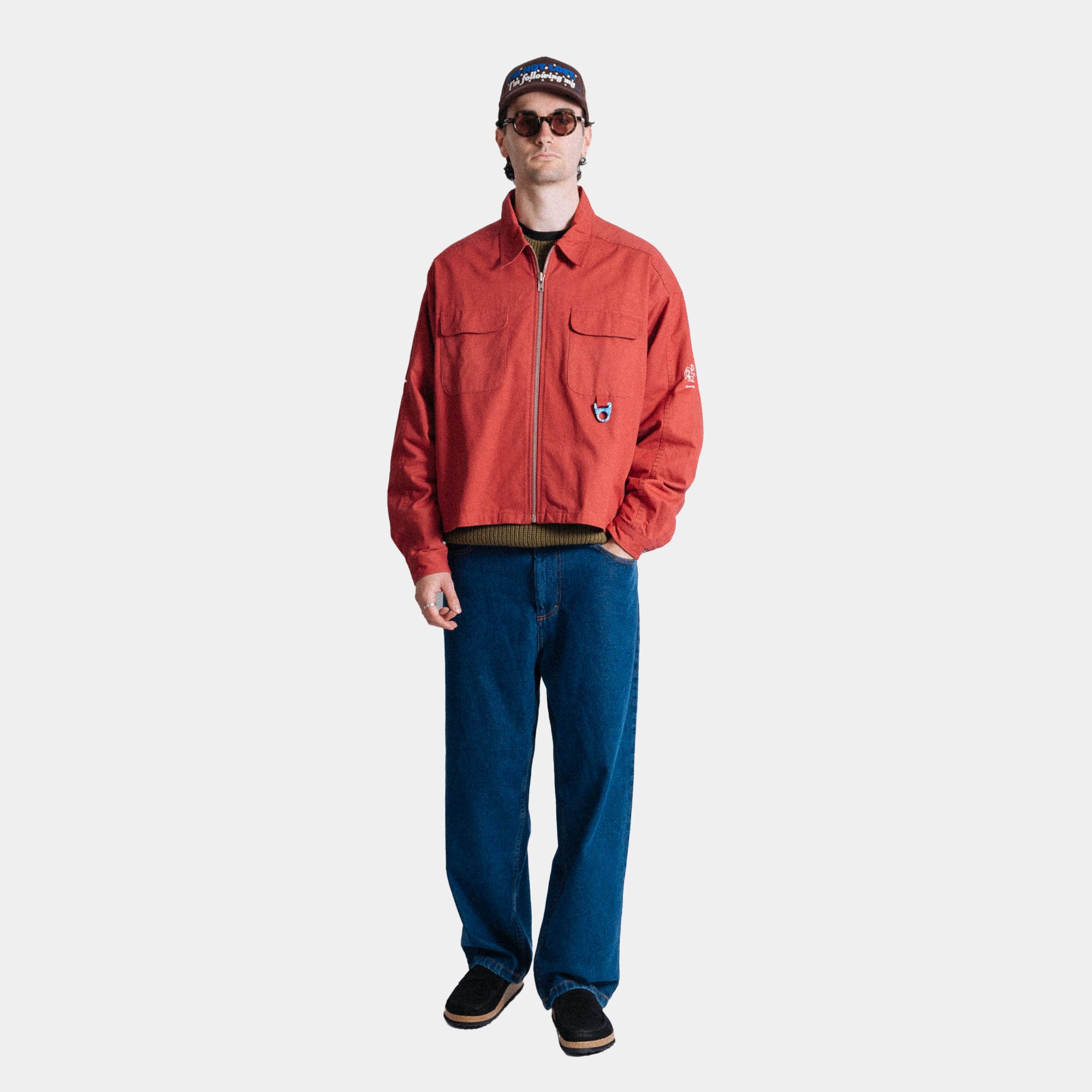 Space Available Recycling Uniform Jacket - Red