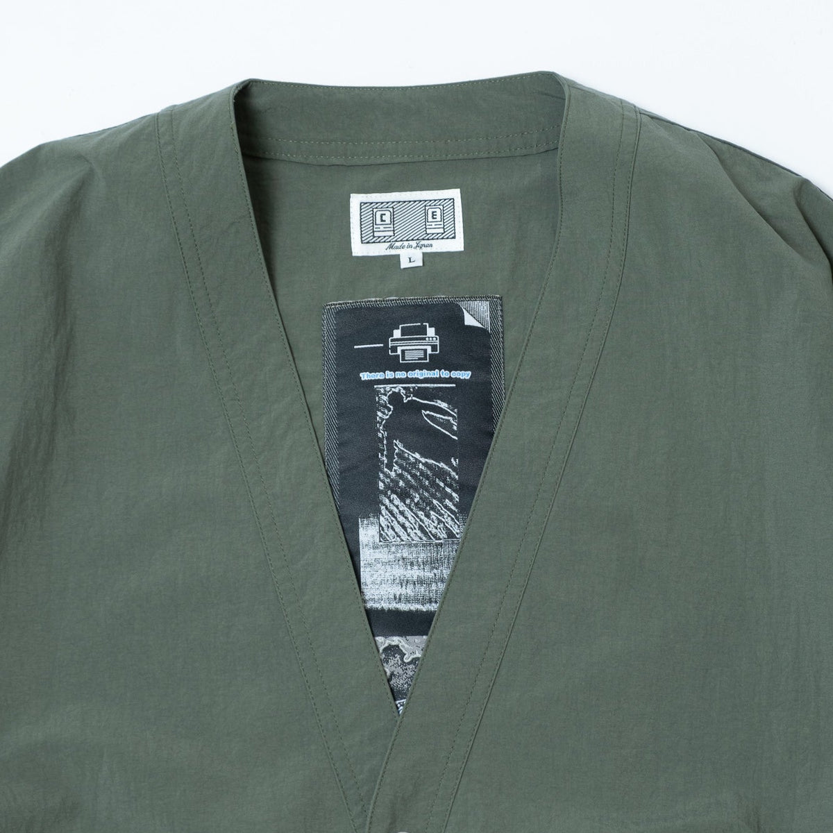 Cav Empt Nylon Cardigan - Green