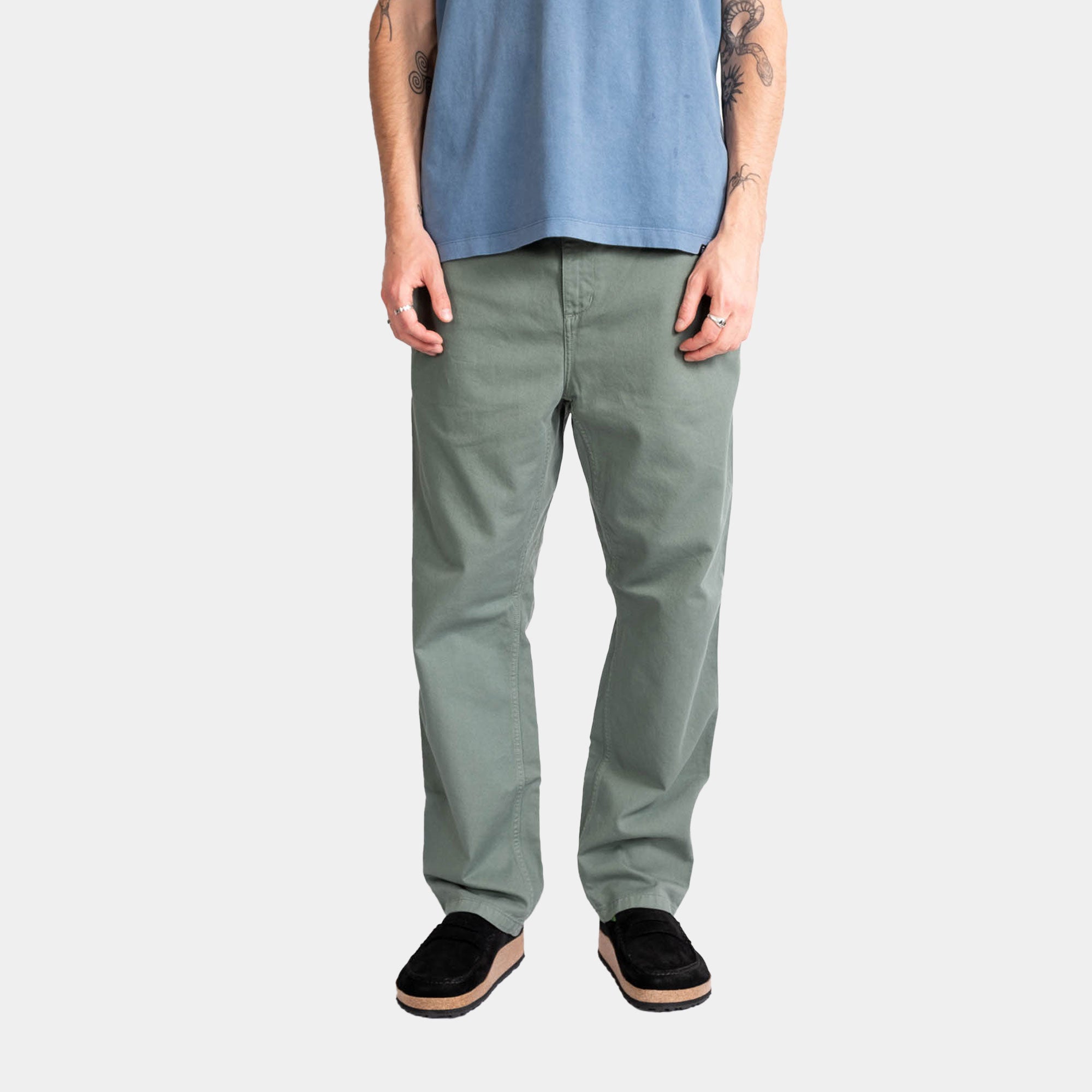 Carhartt WIP Flint Pant - Park Garment Dyed