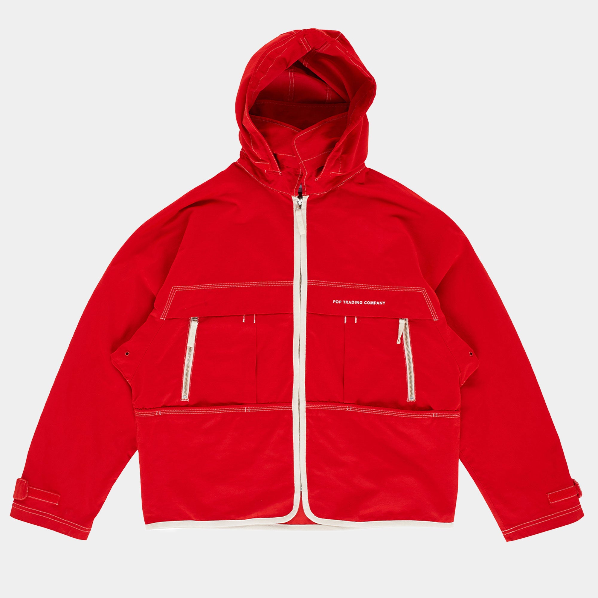 Pop Trading Company New City Jacket - Goji Berry