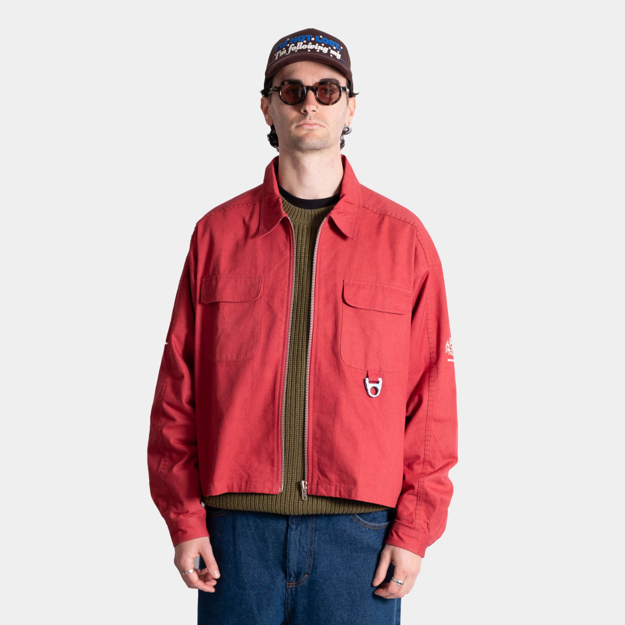 Space Available Recycling Uniform Jacket - Red