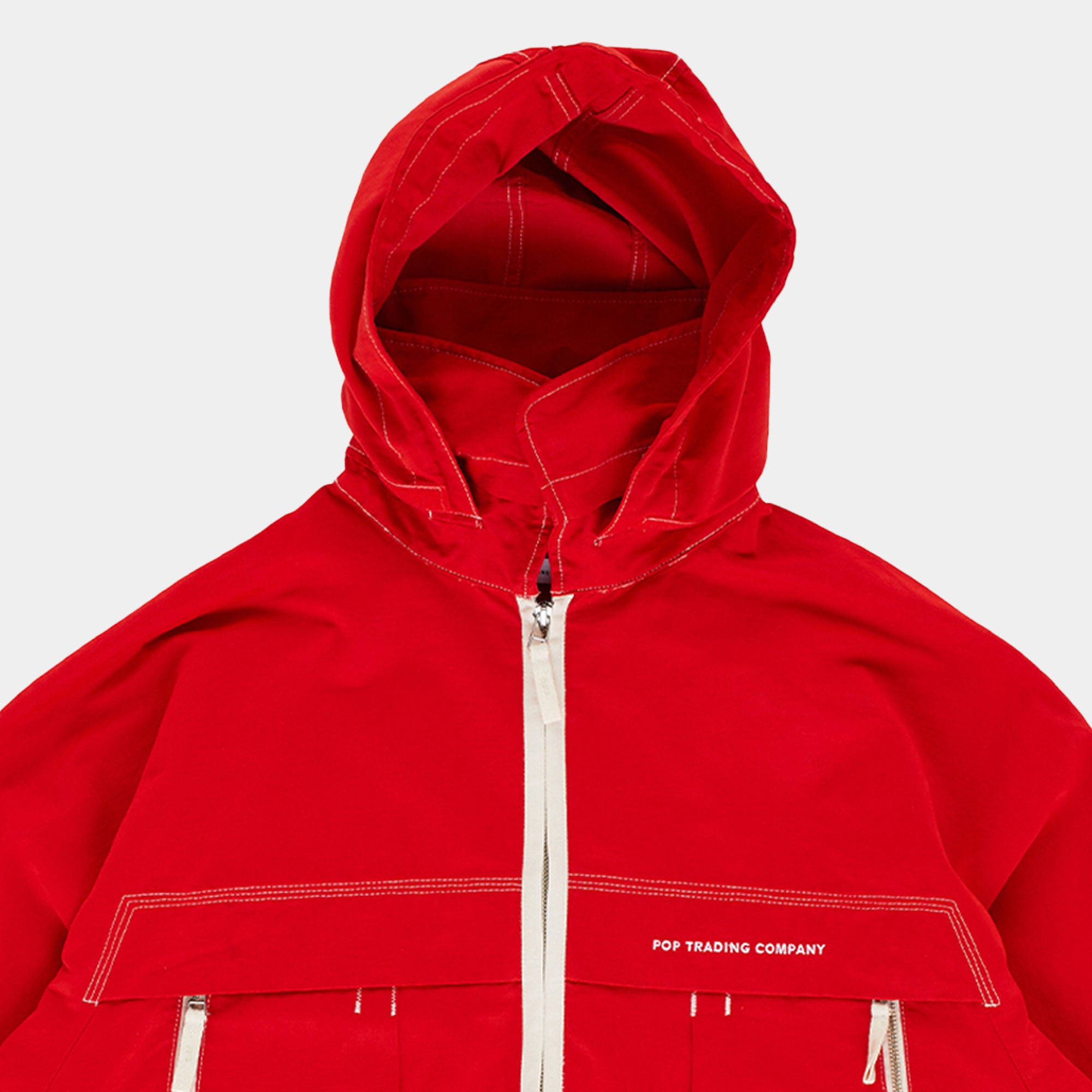 Pop Trading Company New City Jacket - Goji Berry