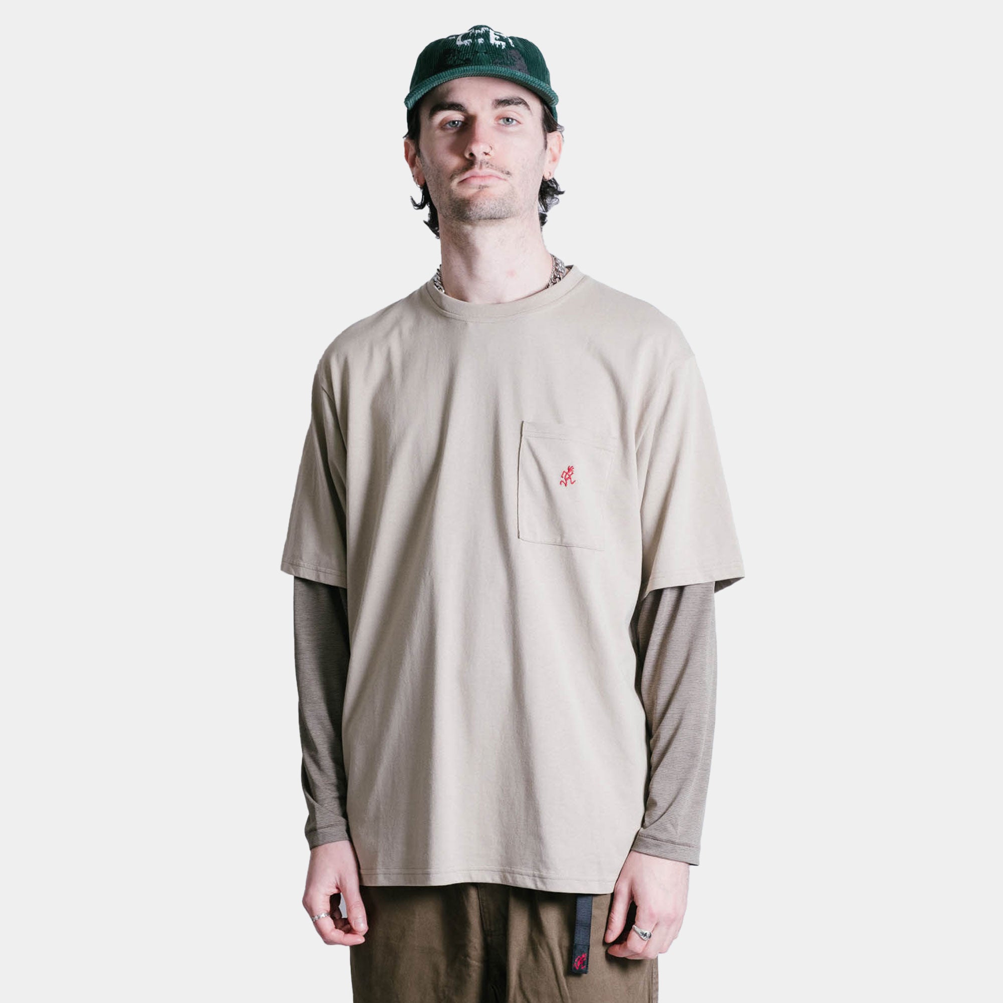 Gramicci One Point Tee - Smoky Sand