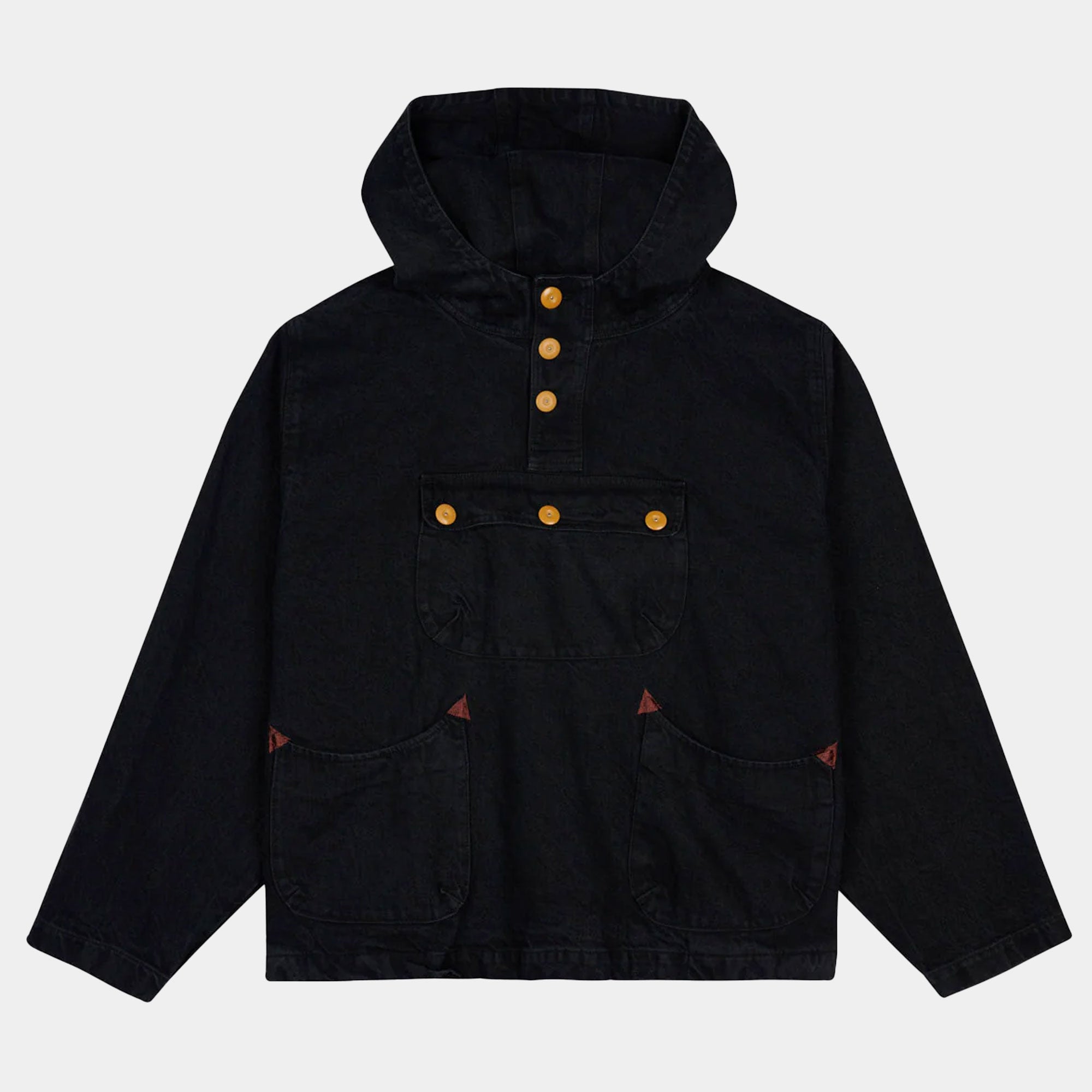 Brain Dead Denim Smock - Black