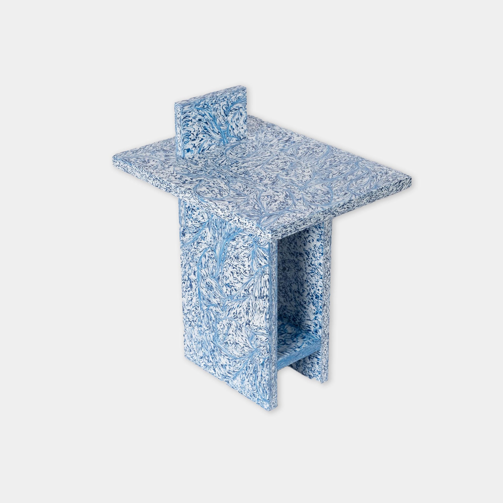 Space Available Self Assemble Stool - Blue