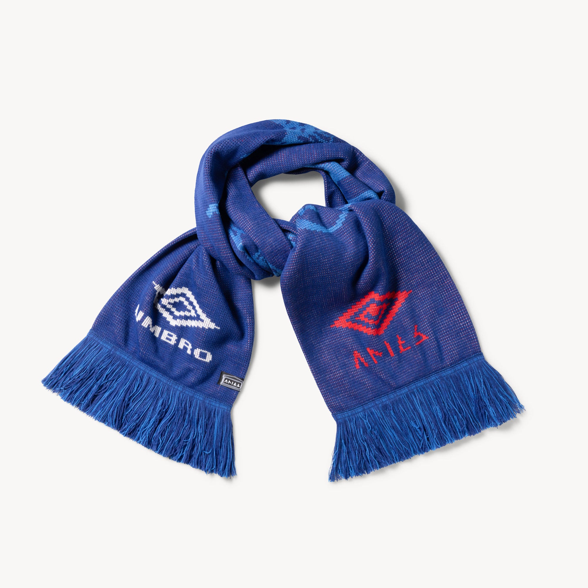 Aries x Umbro Centenary Eye Rose Scarf - Blue