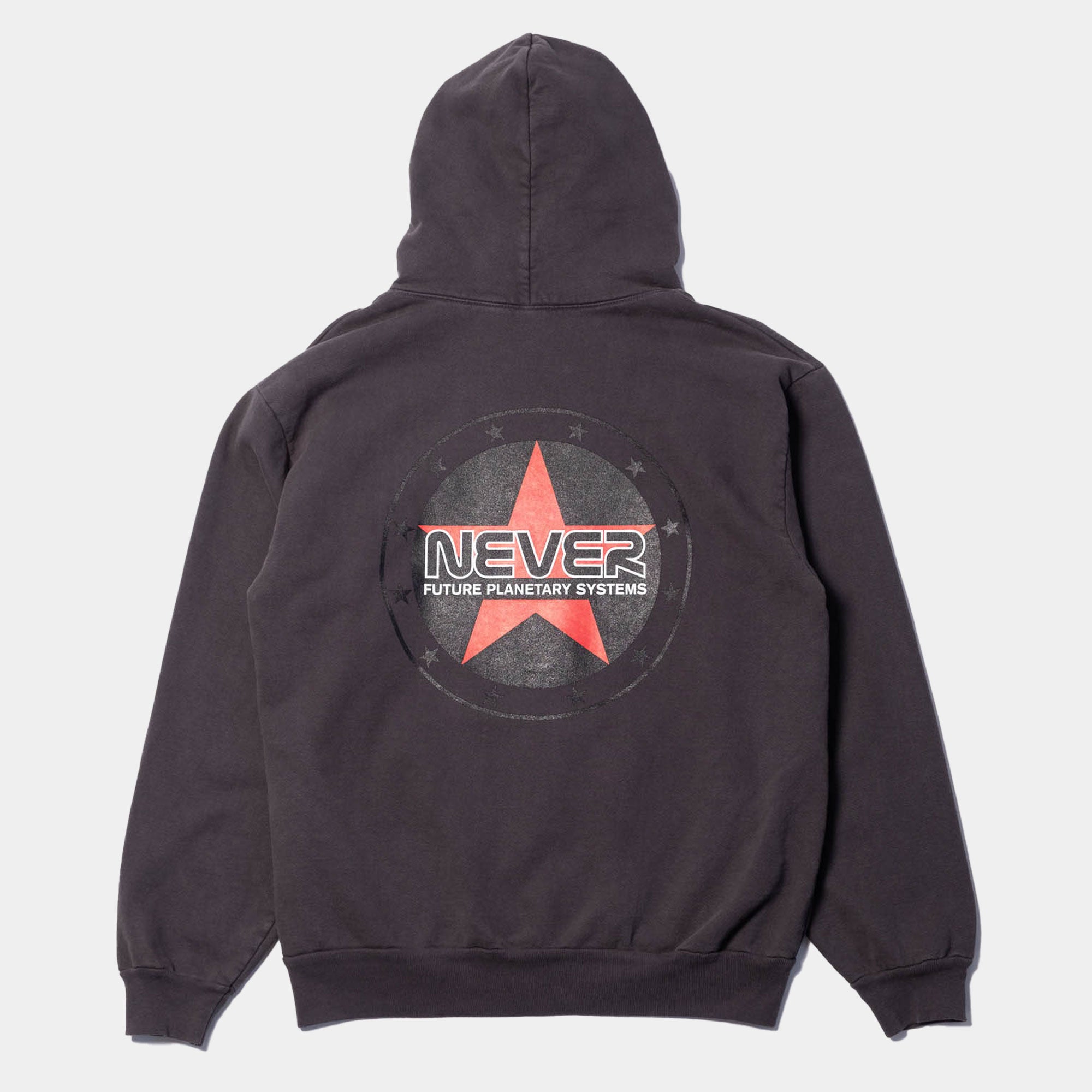 Never Never Planetary Hoody - Washed Black