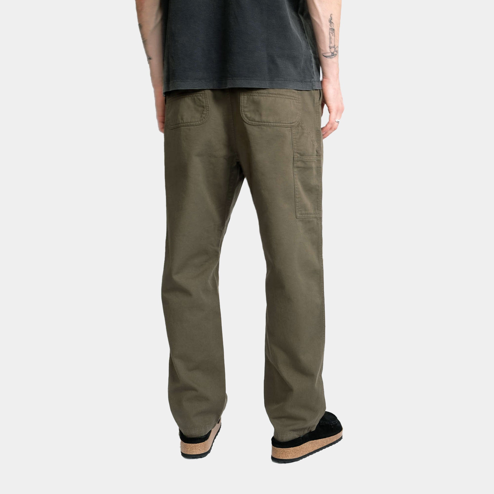 Carhartt WIP Flint Pant - Office Green Garment Dyed