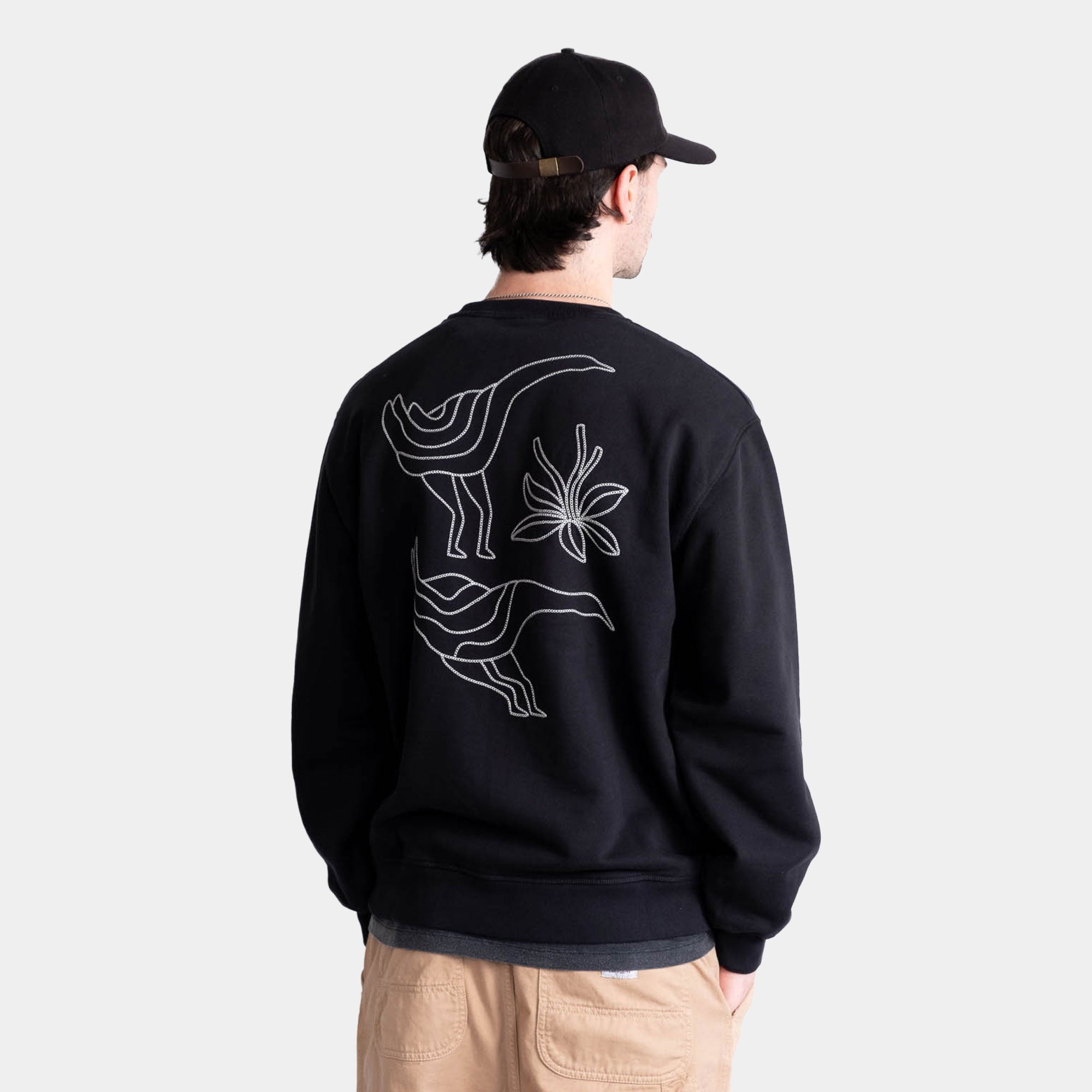 By Parra Duck Attack Crew Neck Sweatshirt - Black