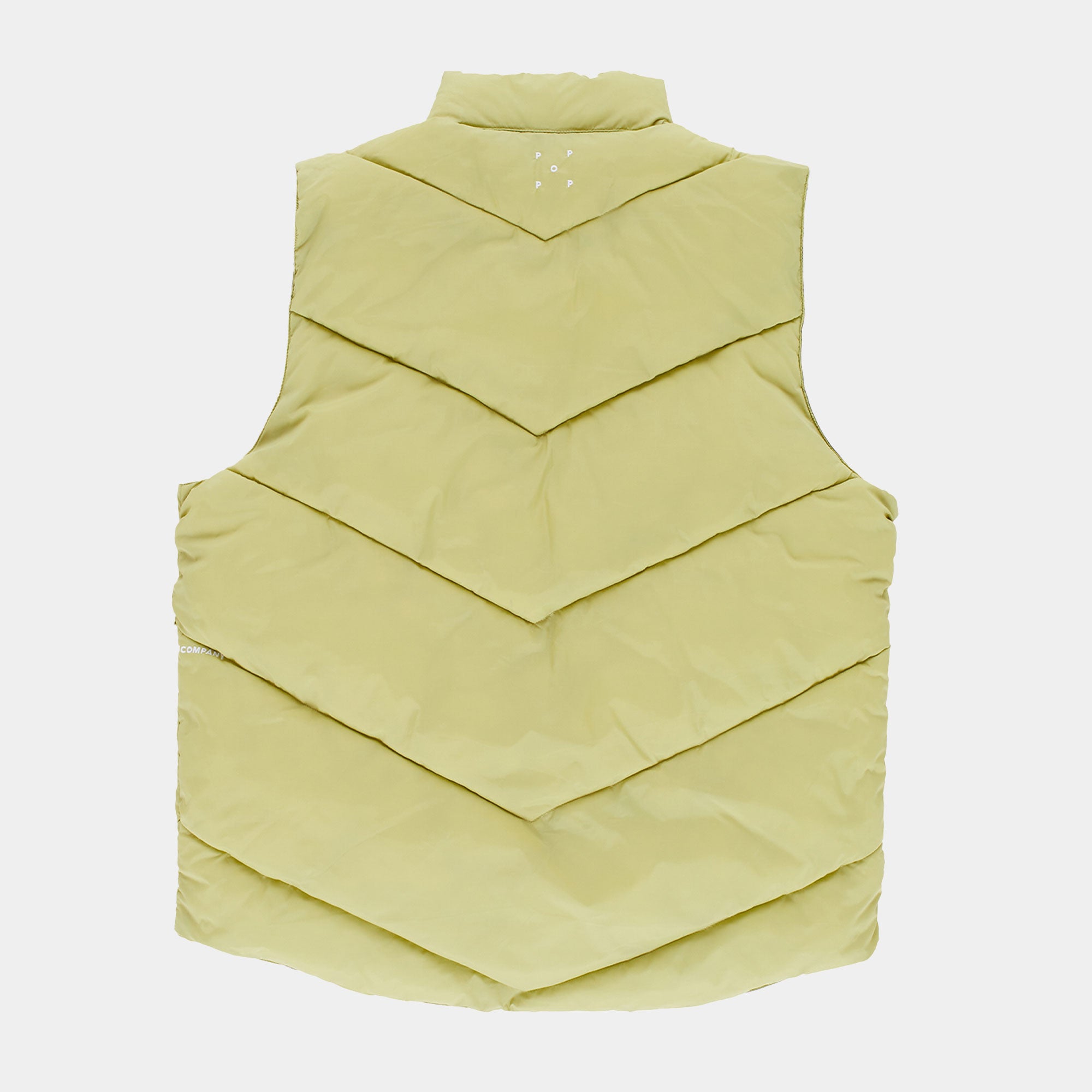 Pop Trading Company Quilted Reversible Vest - Four Leaf Clover