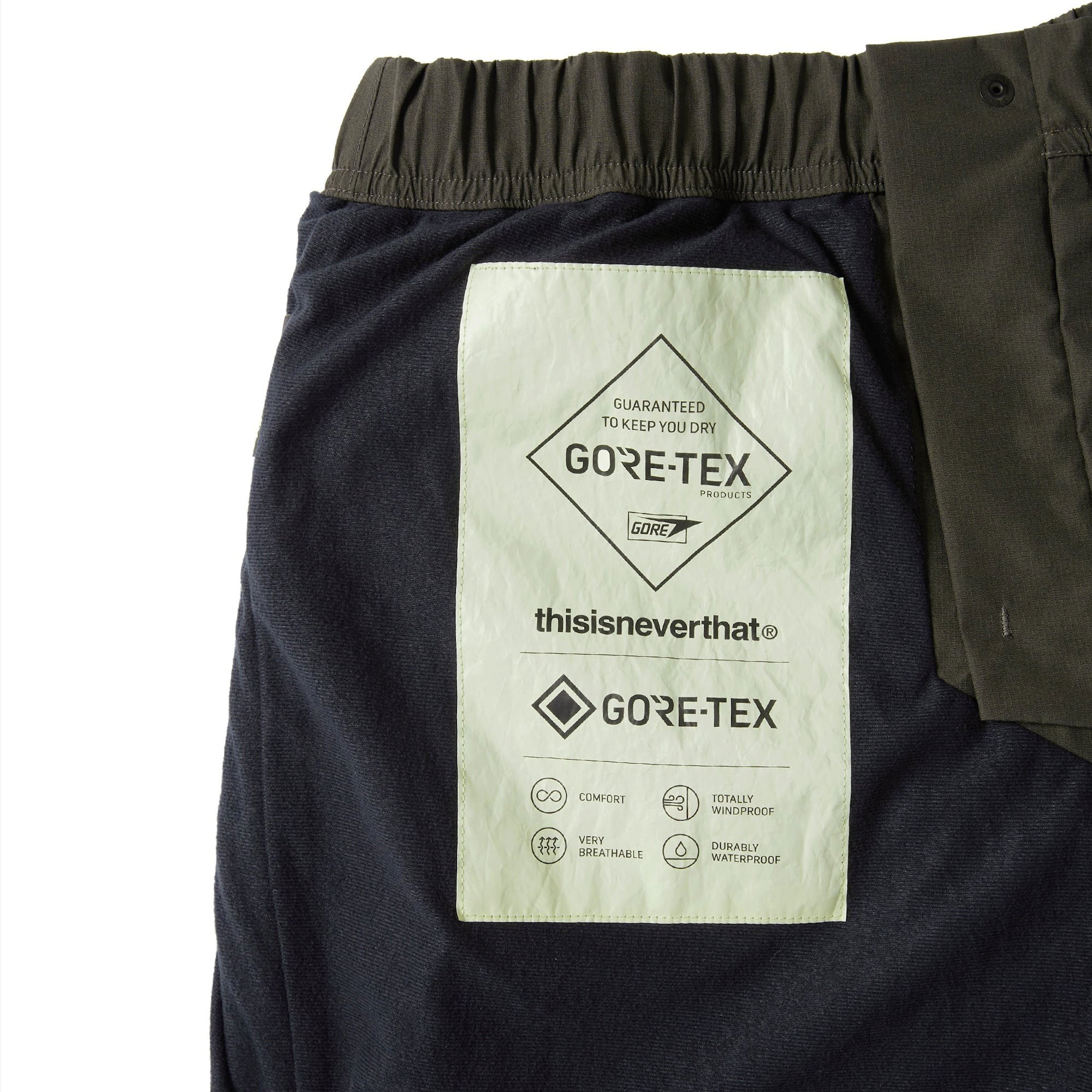 thisisneverthat GORETEX 2L Wet Weather Pant - Olive