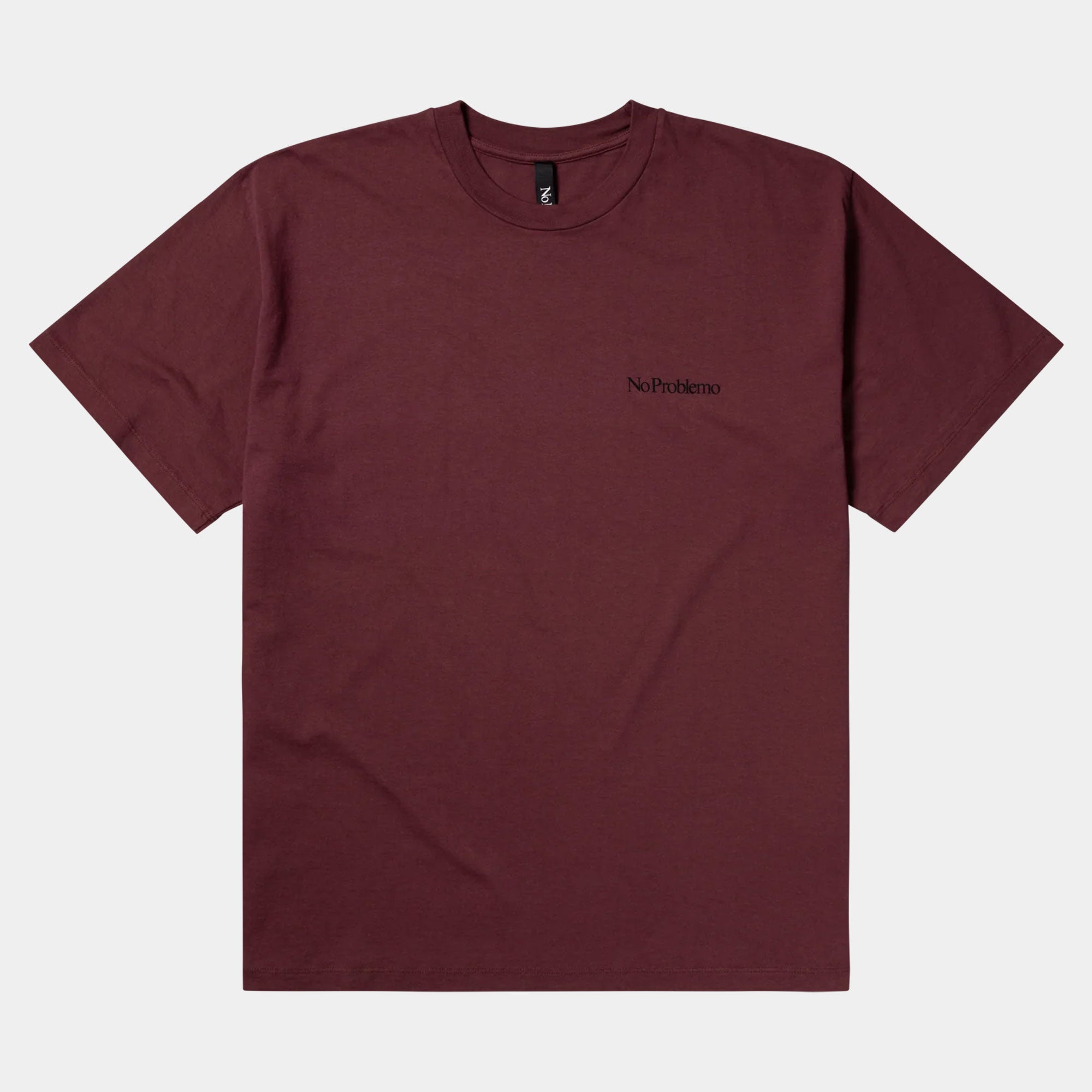 No Problemo Mini Problemo SS Tee - Burgundy