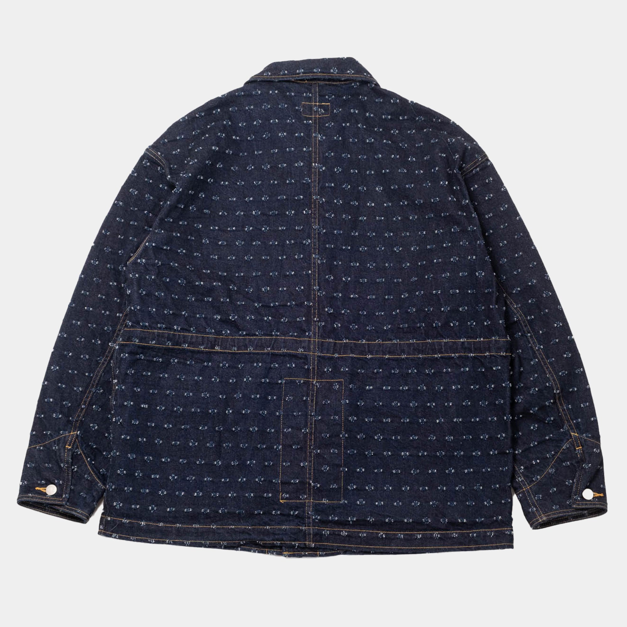 Cav Empt Maj Dam Denim Work Jacket - Indigo