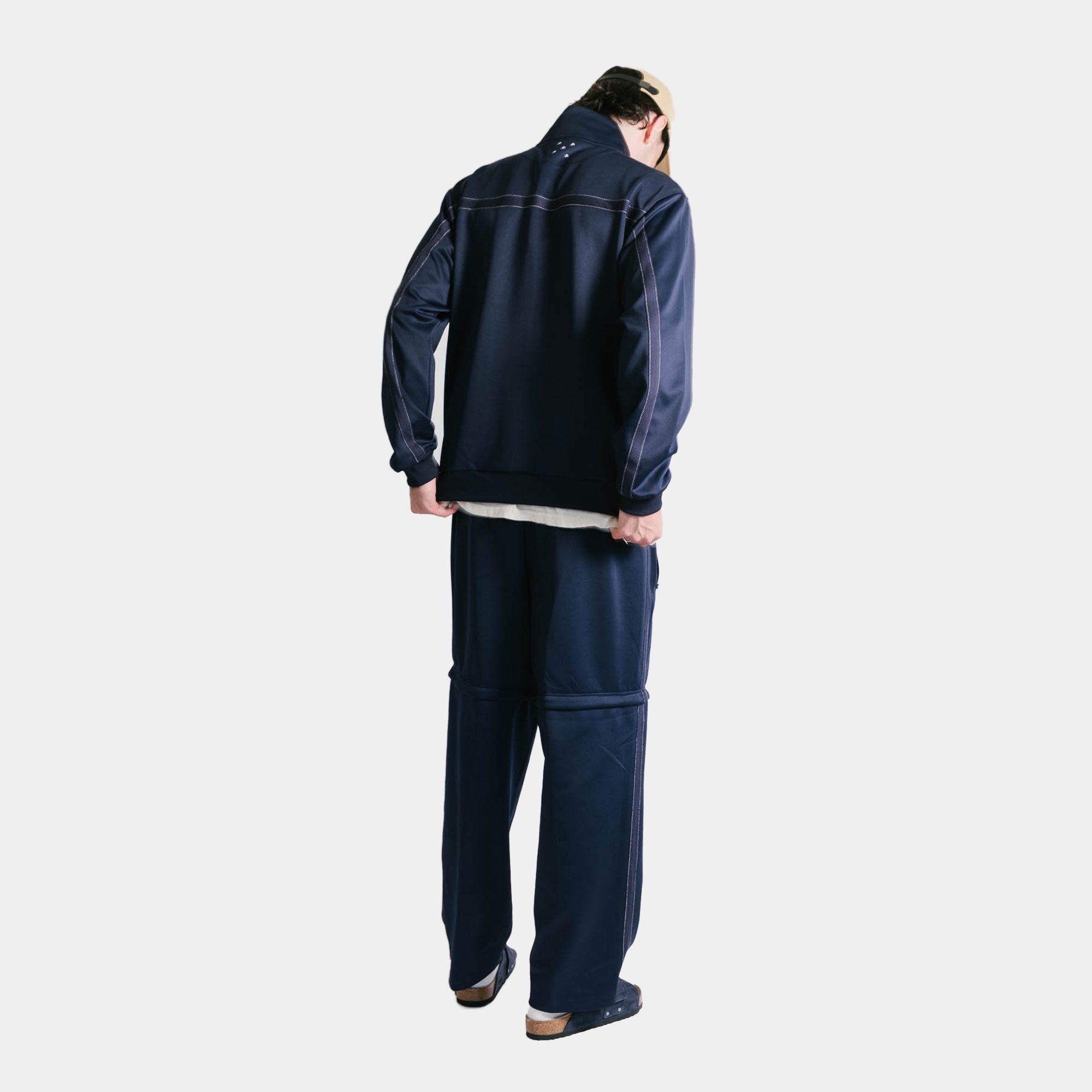 Pop Trading Company Pub Track Top - Navy