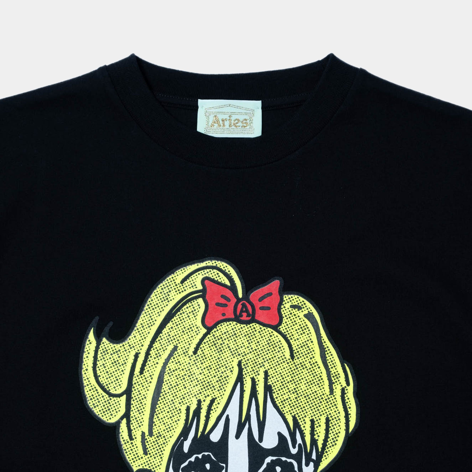 Aries Kiss SS Tee - Black