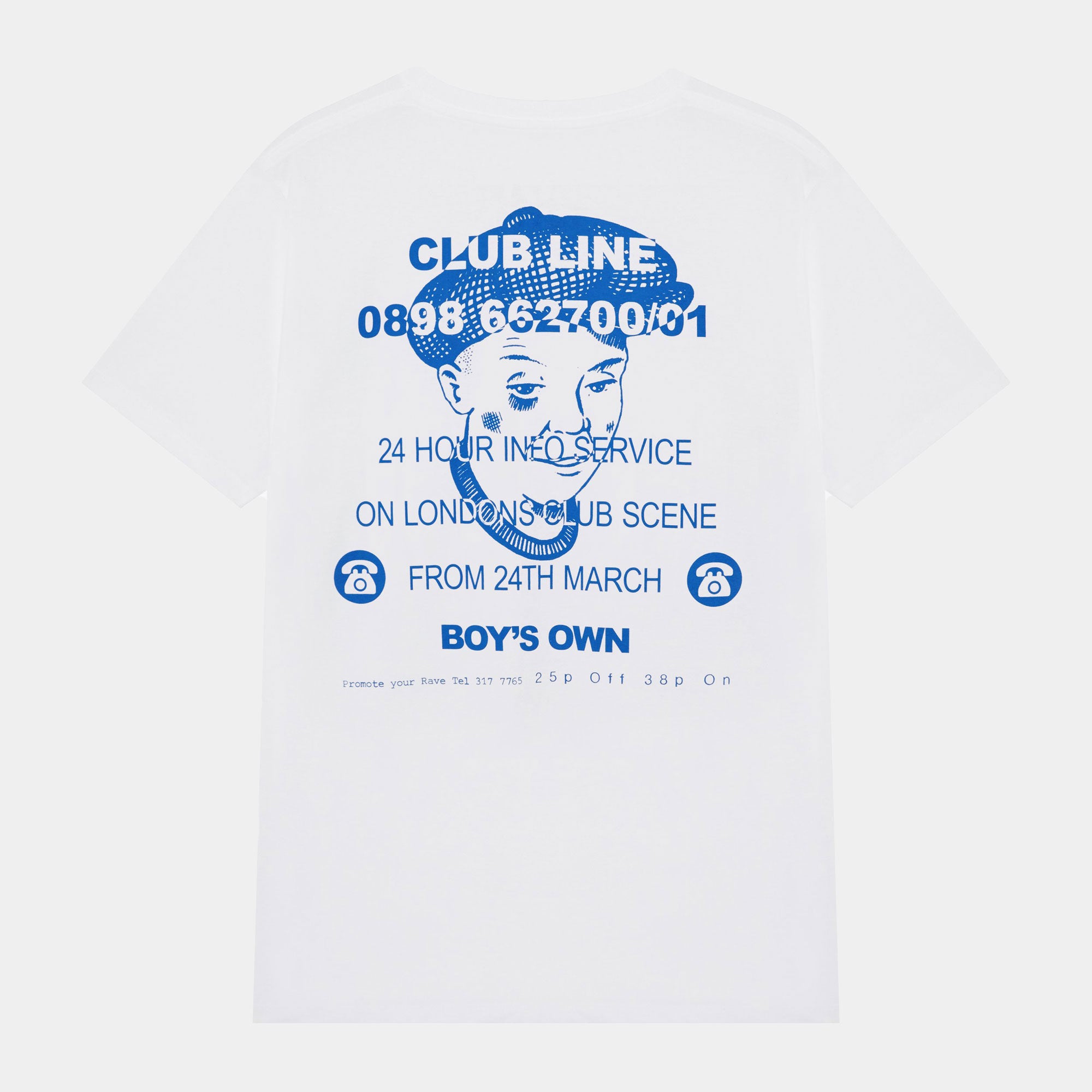 Boy's Own Club Line Tee - White