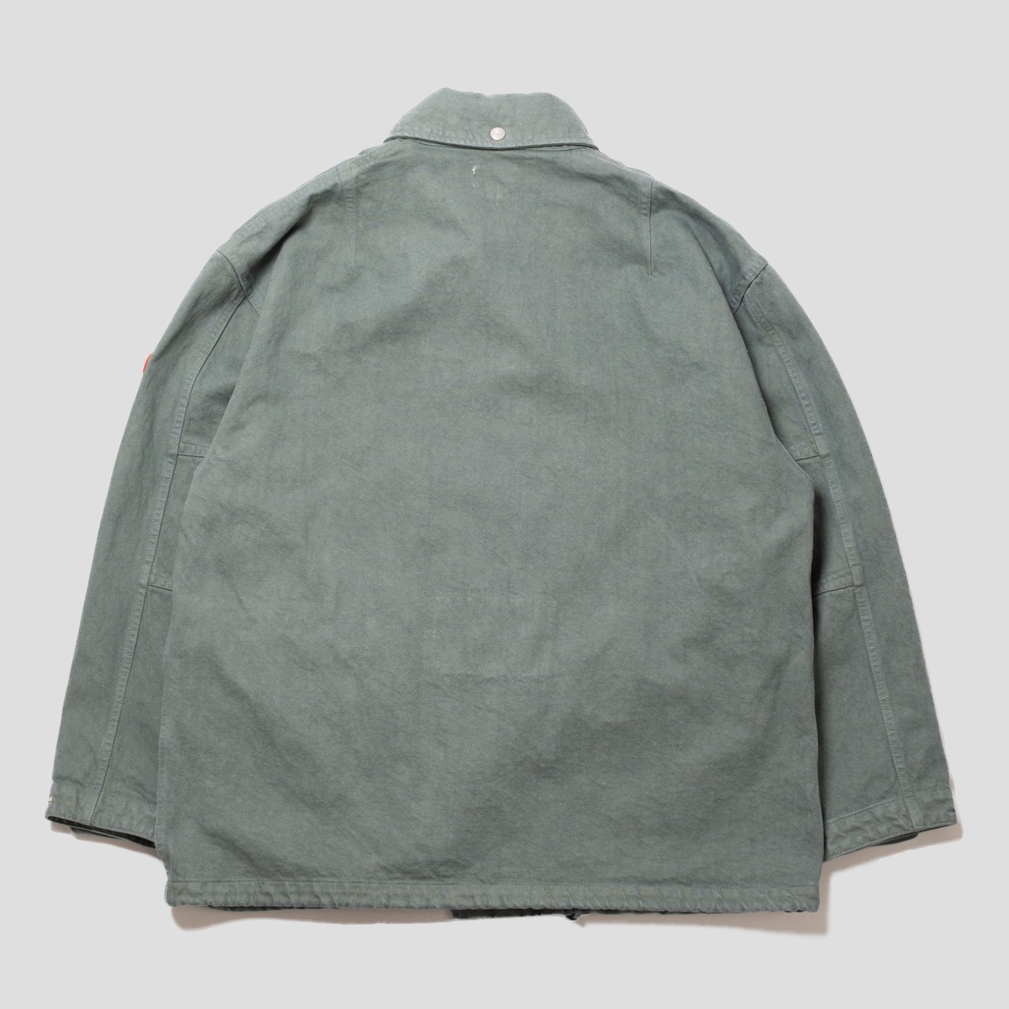 Cav Empt Overdye Fold Collar Coat - Green