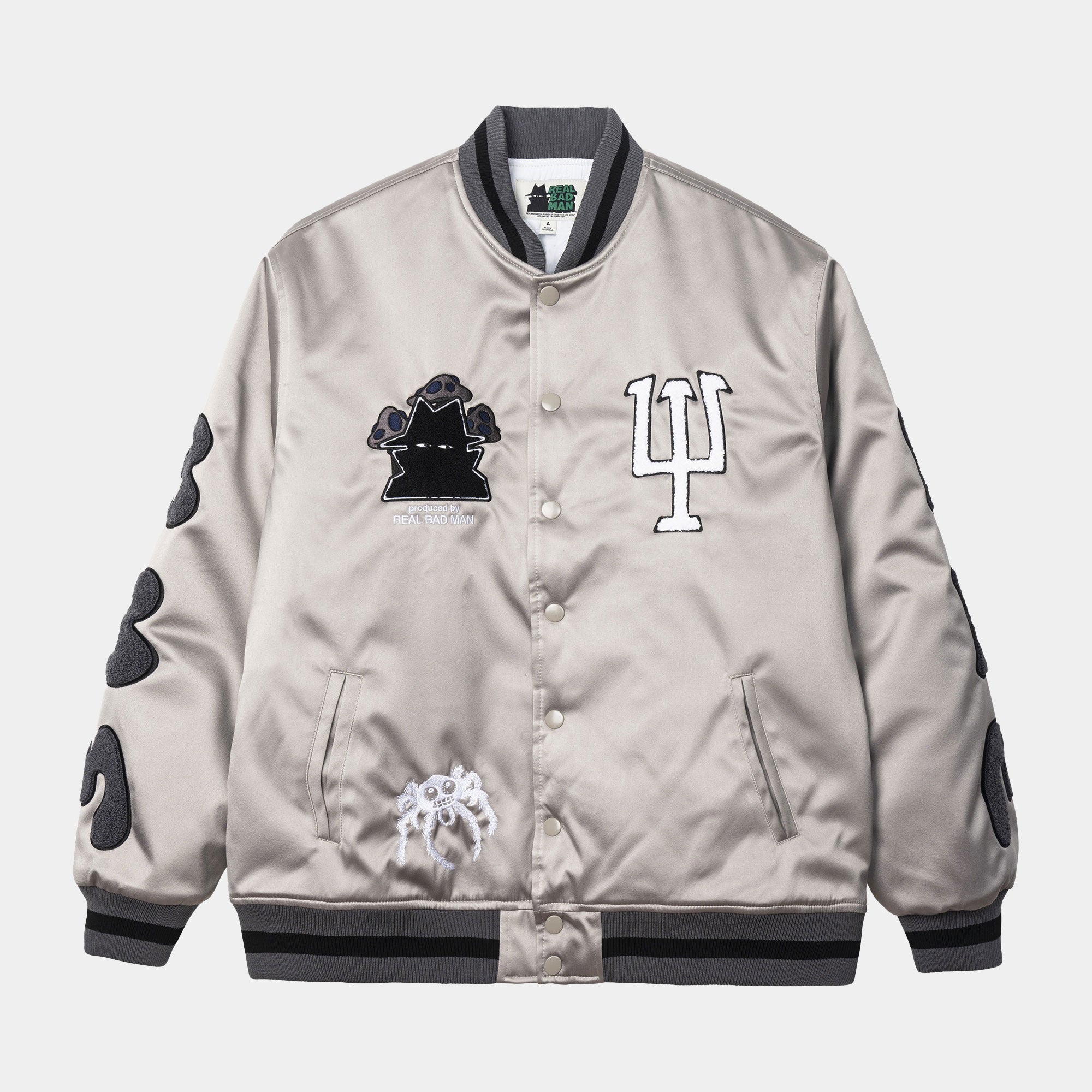 Real Bad Man Team Jacket - Grey